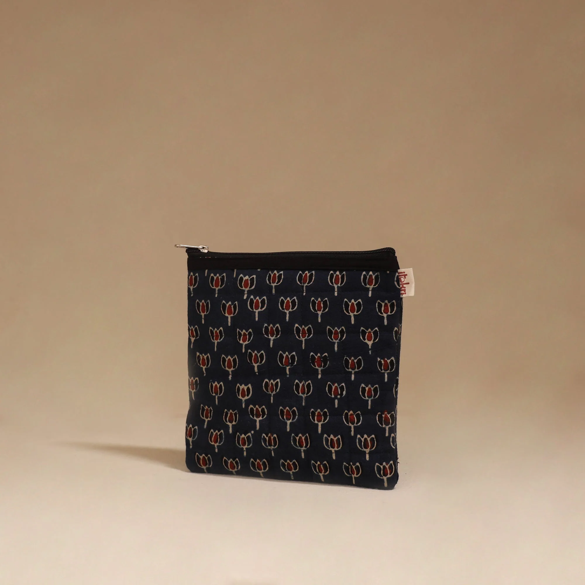 Blue - Handmade Quilted Utility Pouch 52 - Image 2