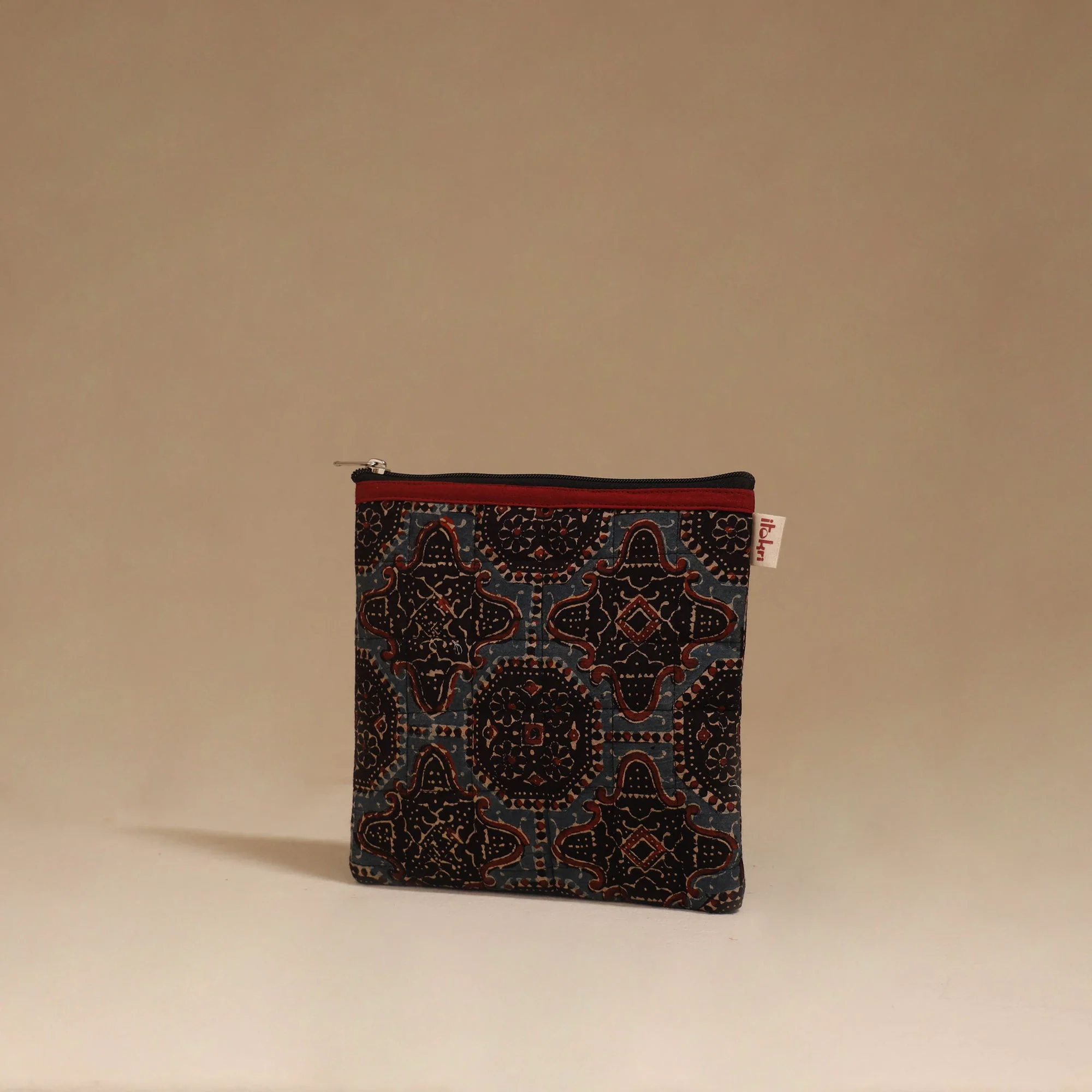 Black - Handmade Quilted Utility Pouch 53 - Image 2