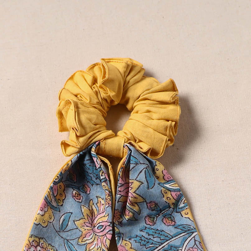 Multicolor - Handmade Rubber Band/Scarf Scrunchie 05 - Image 2
