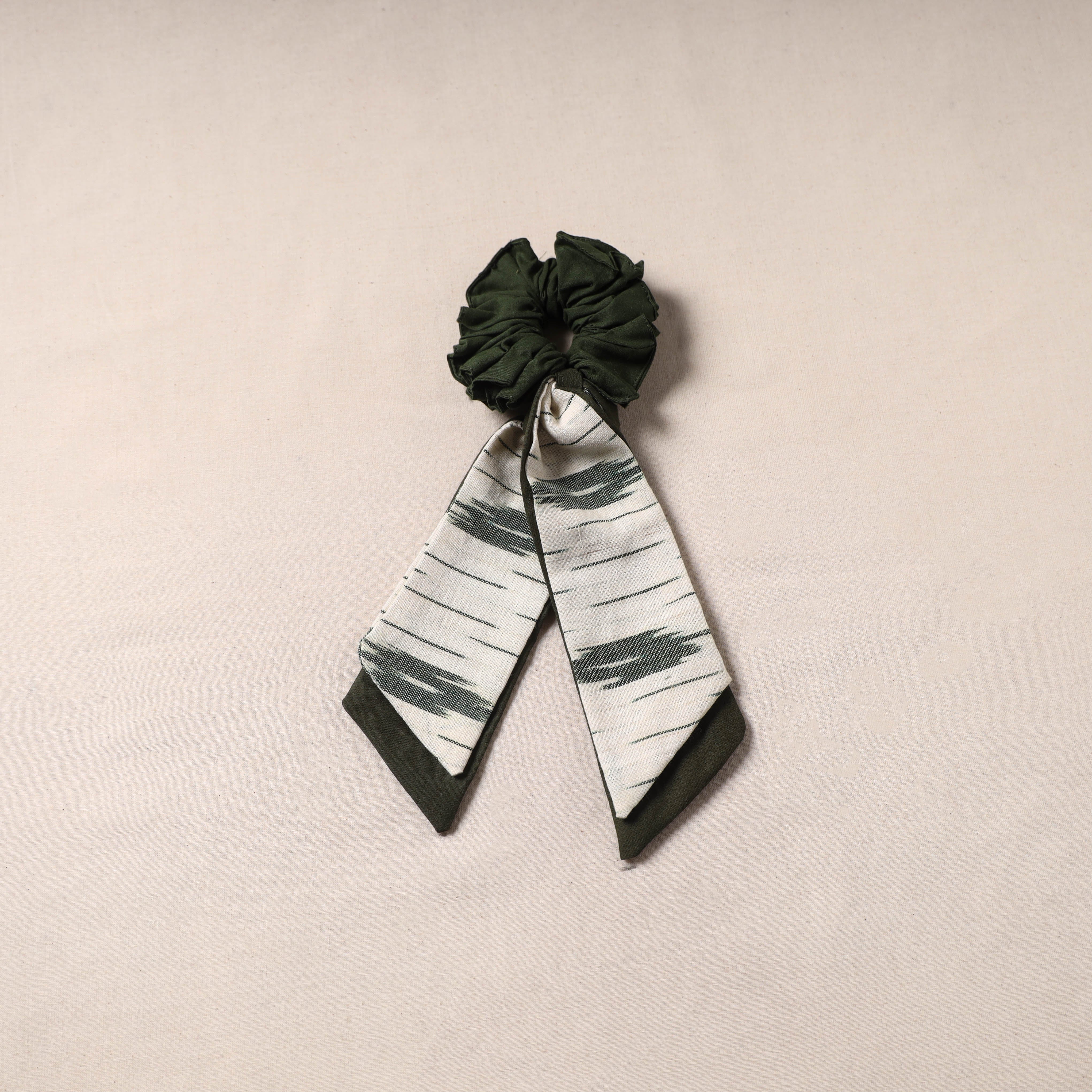 Multicolor - Handmade Rubber Band/Scarf Scrunchie 08