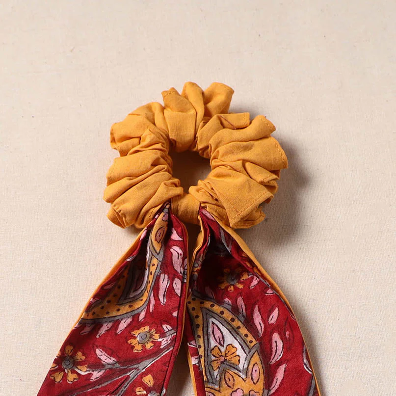 Multicolor - Handmade Rubber Band/Scarf Scrunchie 26 - Image 2
