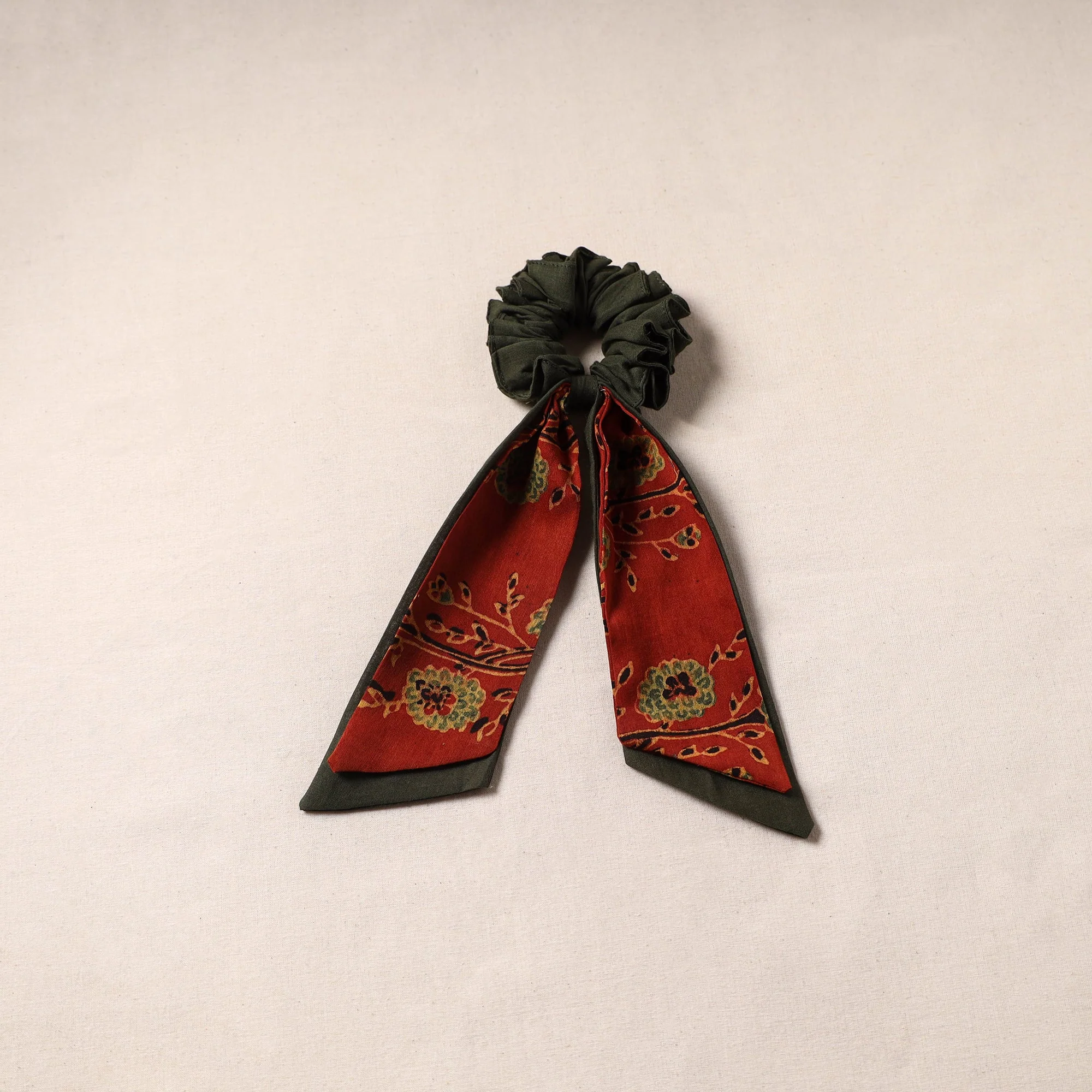 Multicolor - Handmade Rubber Band/Scarf Scrunchie 29