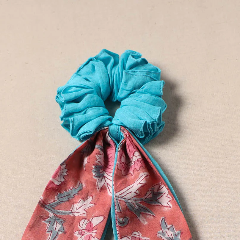 Multicolor - Handmade Rubber Band/Scarf Scrunchie 52 - Image 2