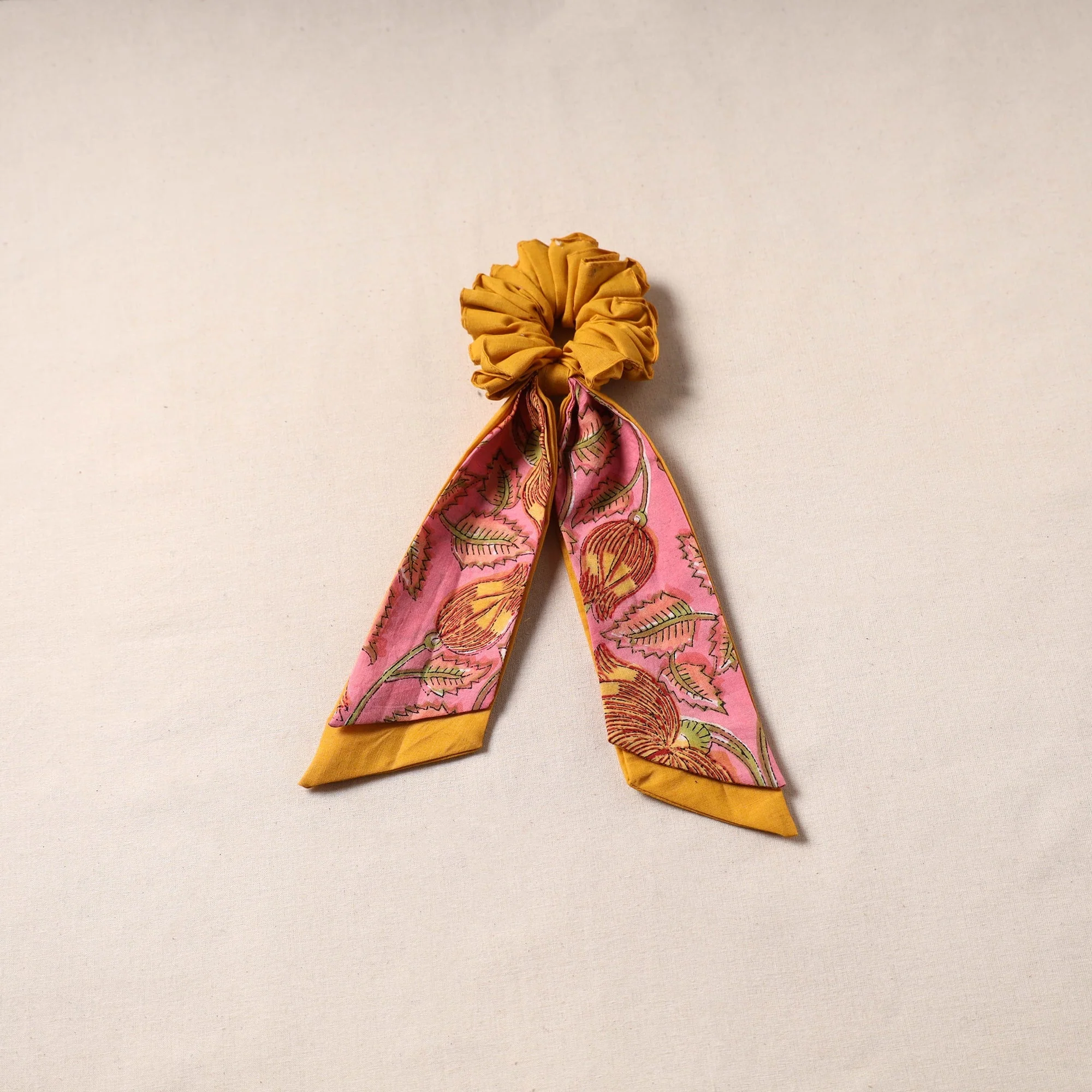 Multicolor - Handmade Rubber Band/Scarf Scrunchie 54