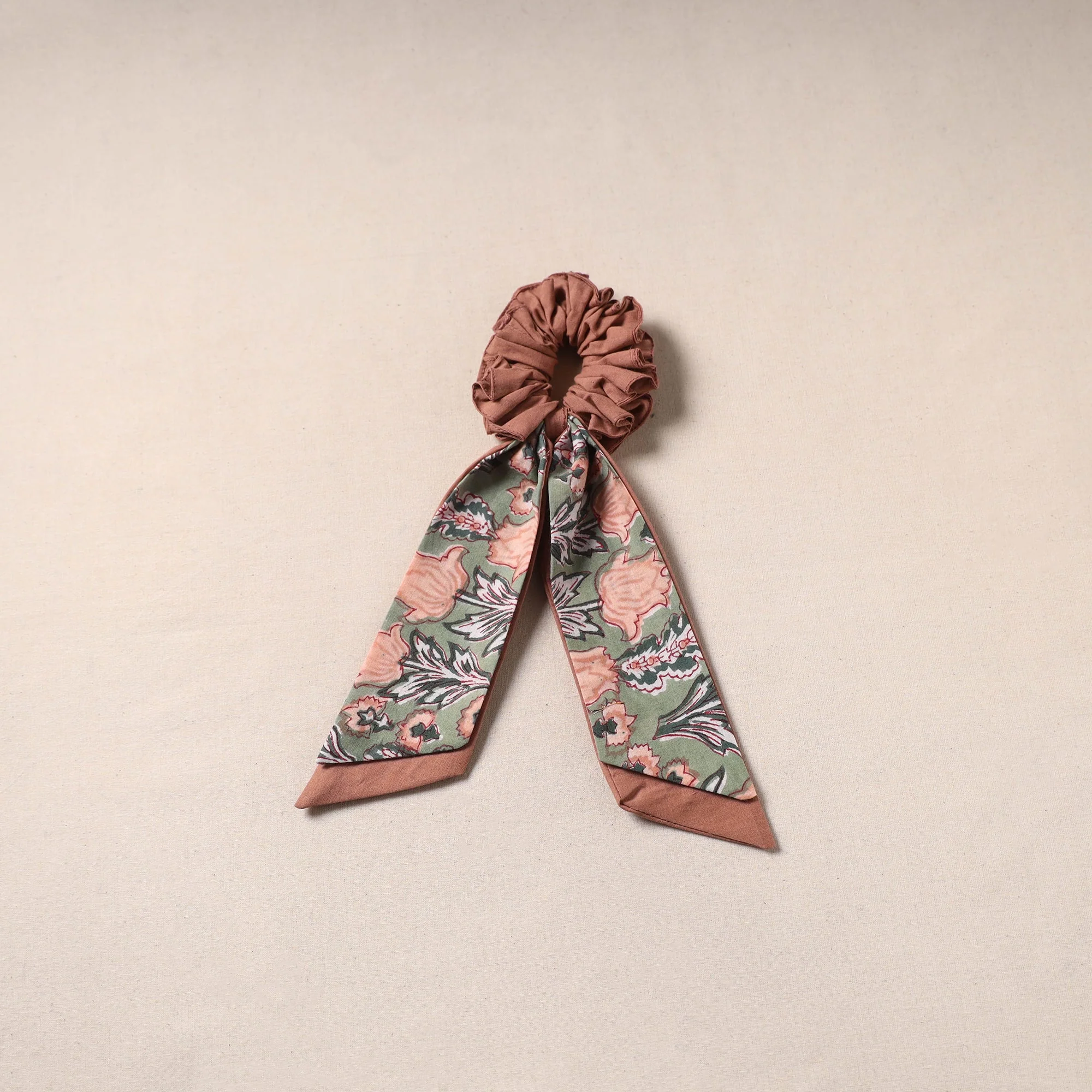 Multicolor - Handmade Rubber Band/Scarf Scrunchie 62
