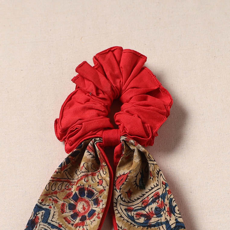 Multicolor - Handmade Rubber Band/Scarf Scrunchie 64 - Image 2