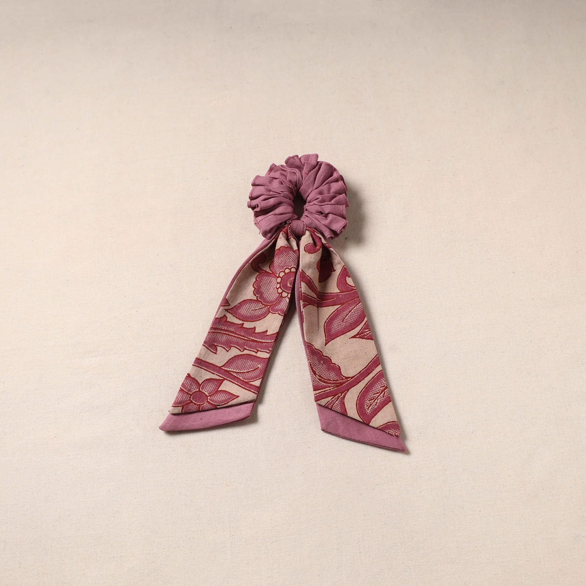 Pink - Handmade Rubber Band/Scarf Scrunchie 79