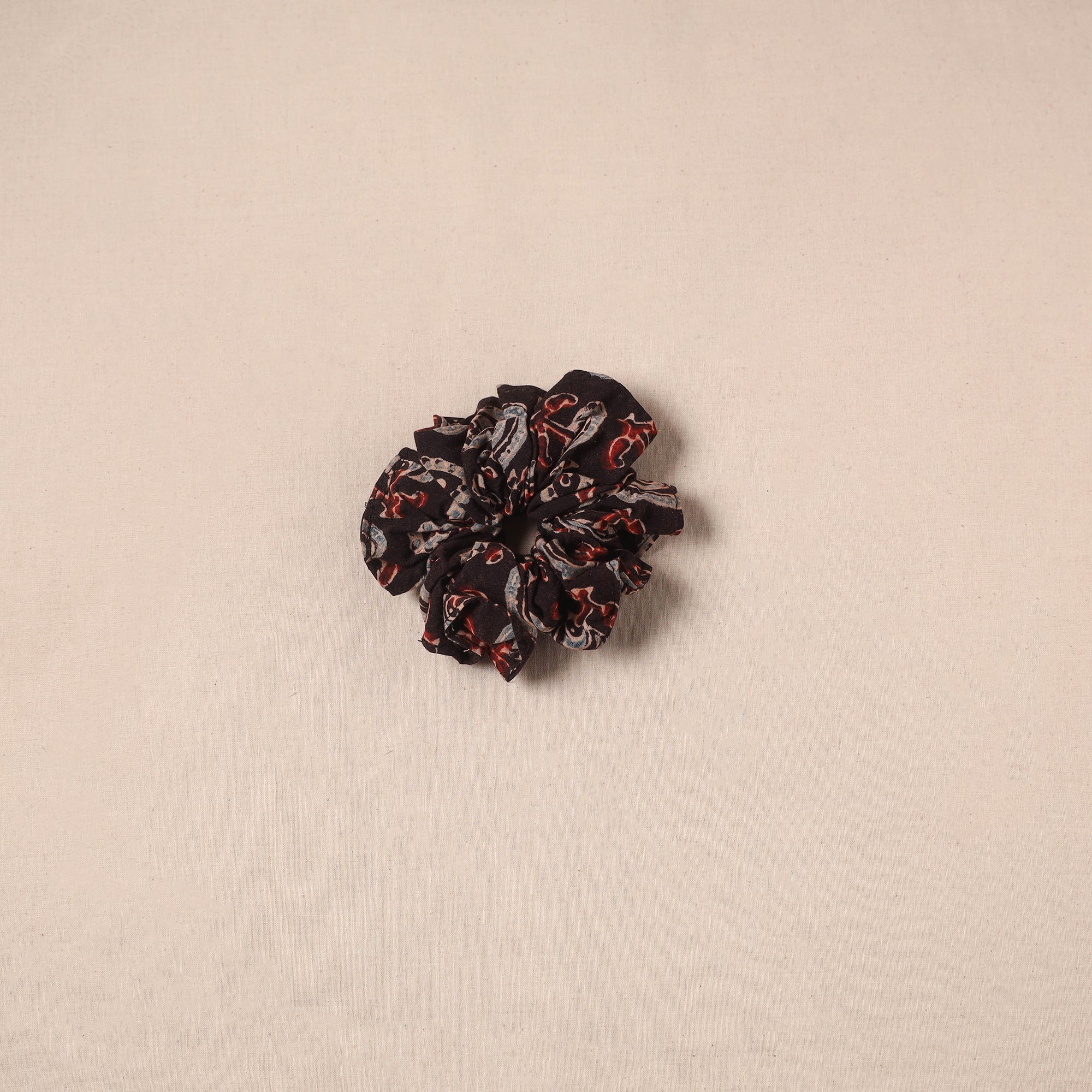 Black - Handmade Rubber Band/Scrunchie 116