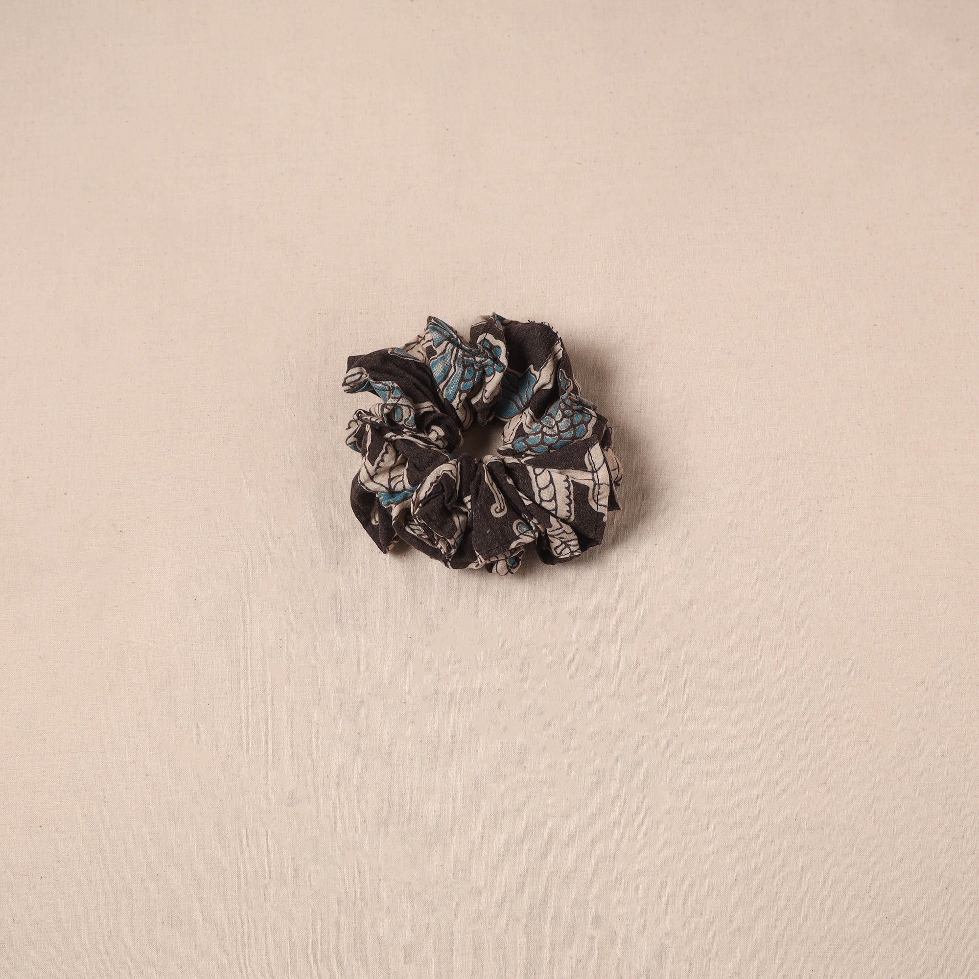 Black - Handmade Rubber Band/Scrunchie 131