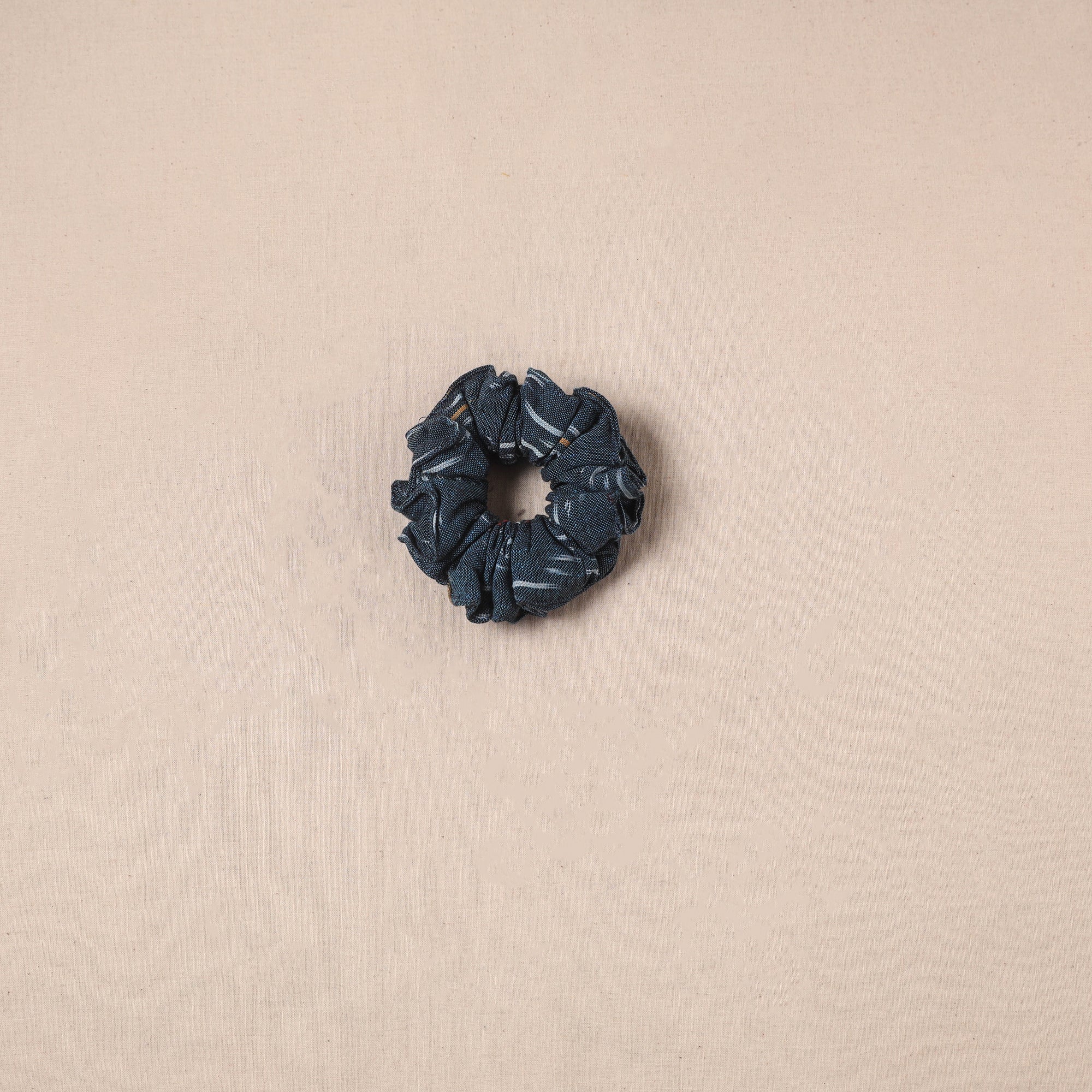 Blue - Handmade Rubber Band/Scrunchie 134