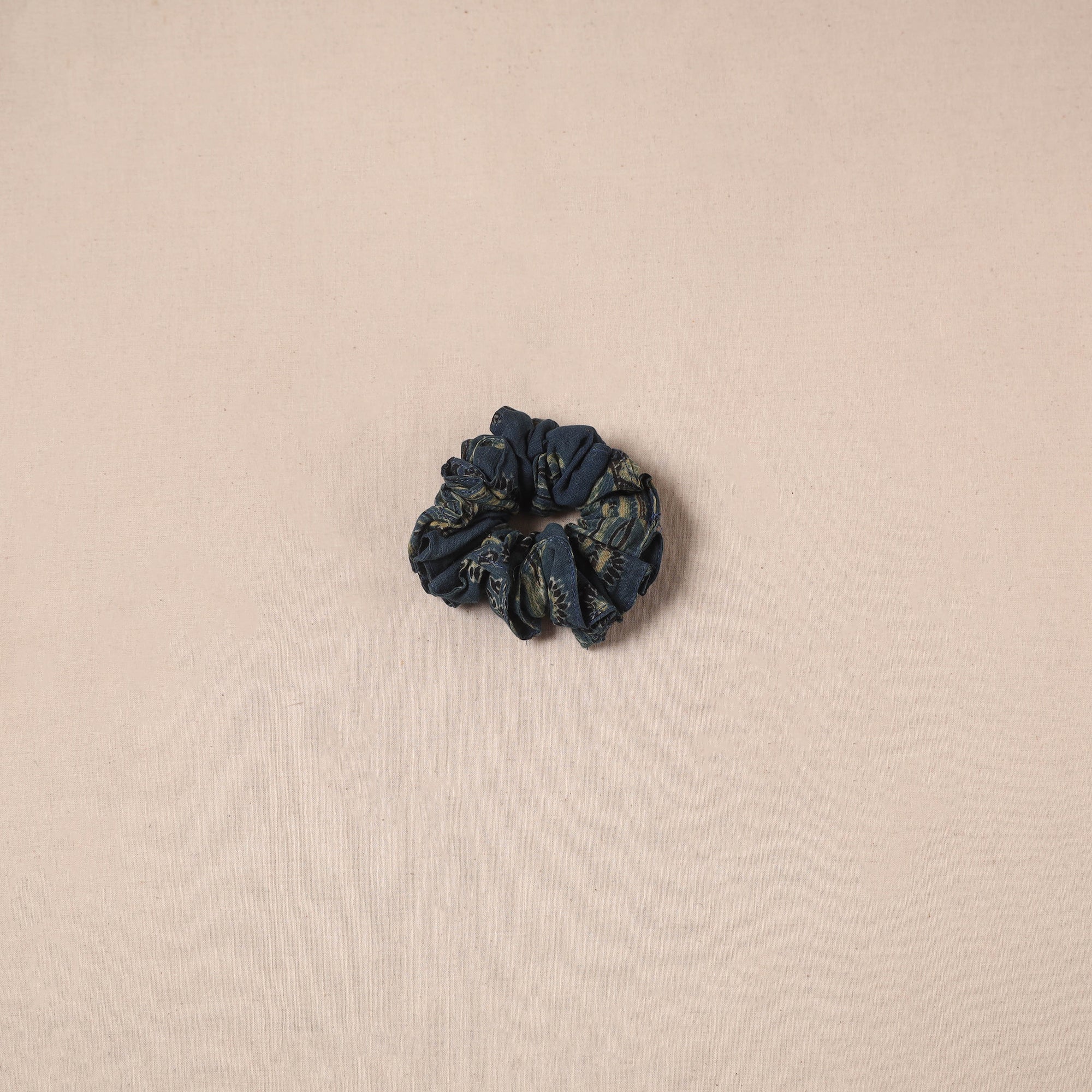 Blue - Handmade Rubber Band/Scrunchie 53