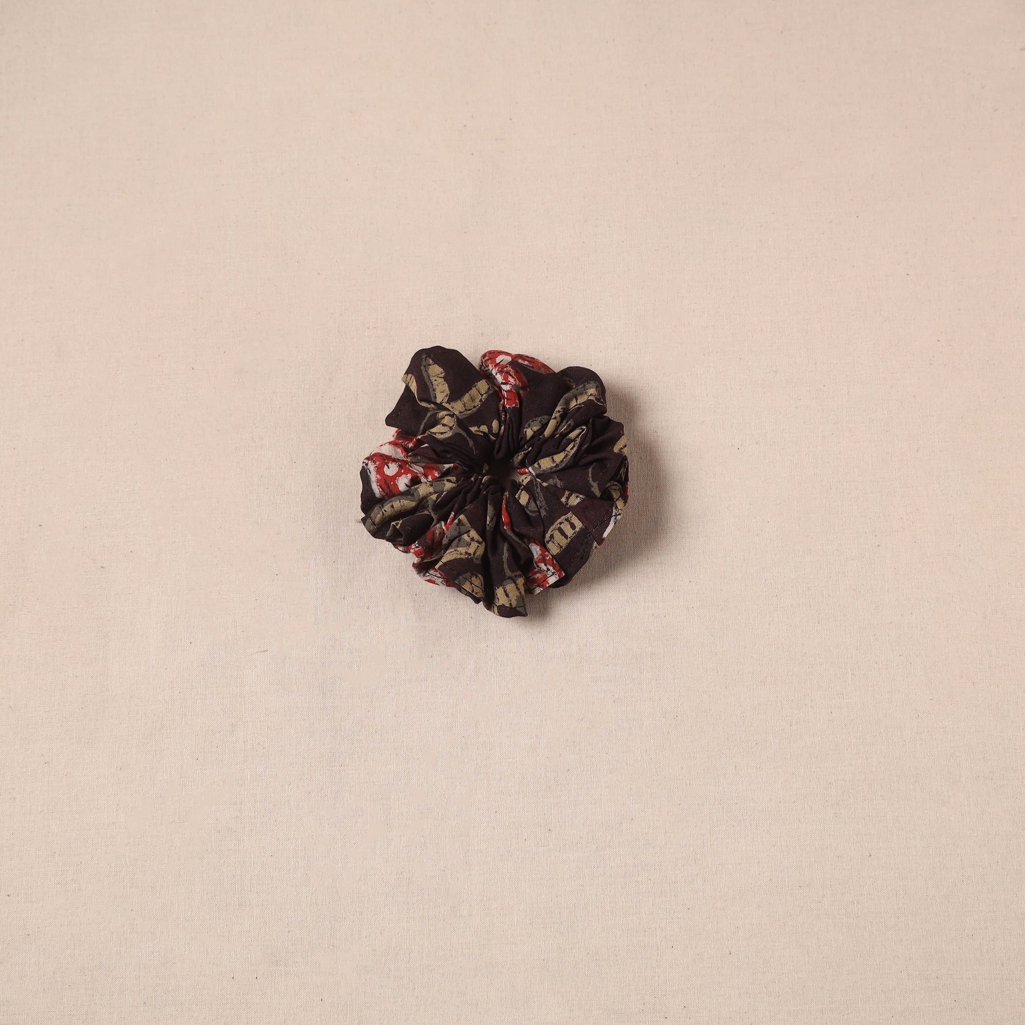 Black - Handmade Rubber Band/Scrunchie 55