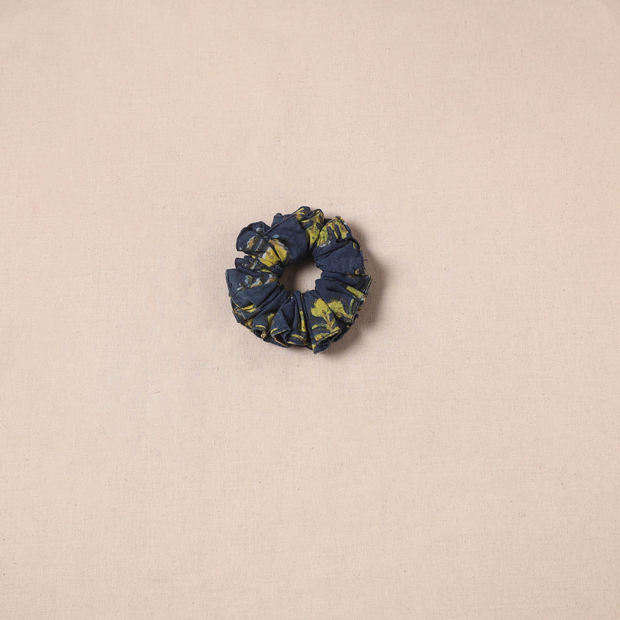 Blue - Handmade Rubber Band/Scrunchie 64