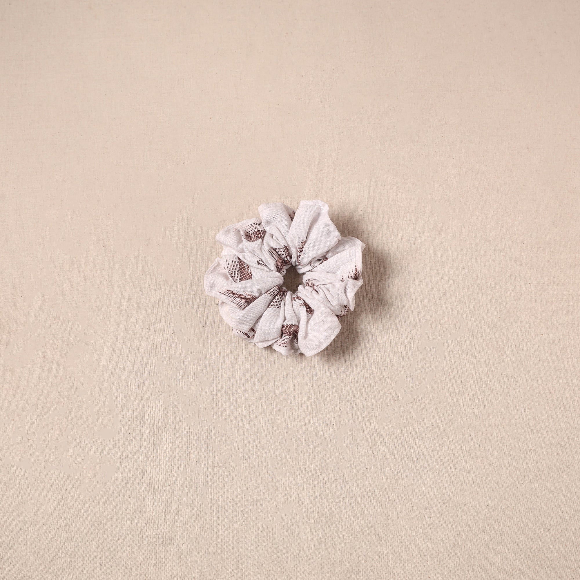 White - Handmade Rubber Band/Scrunchie 67