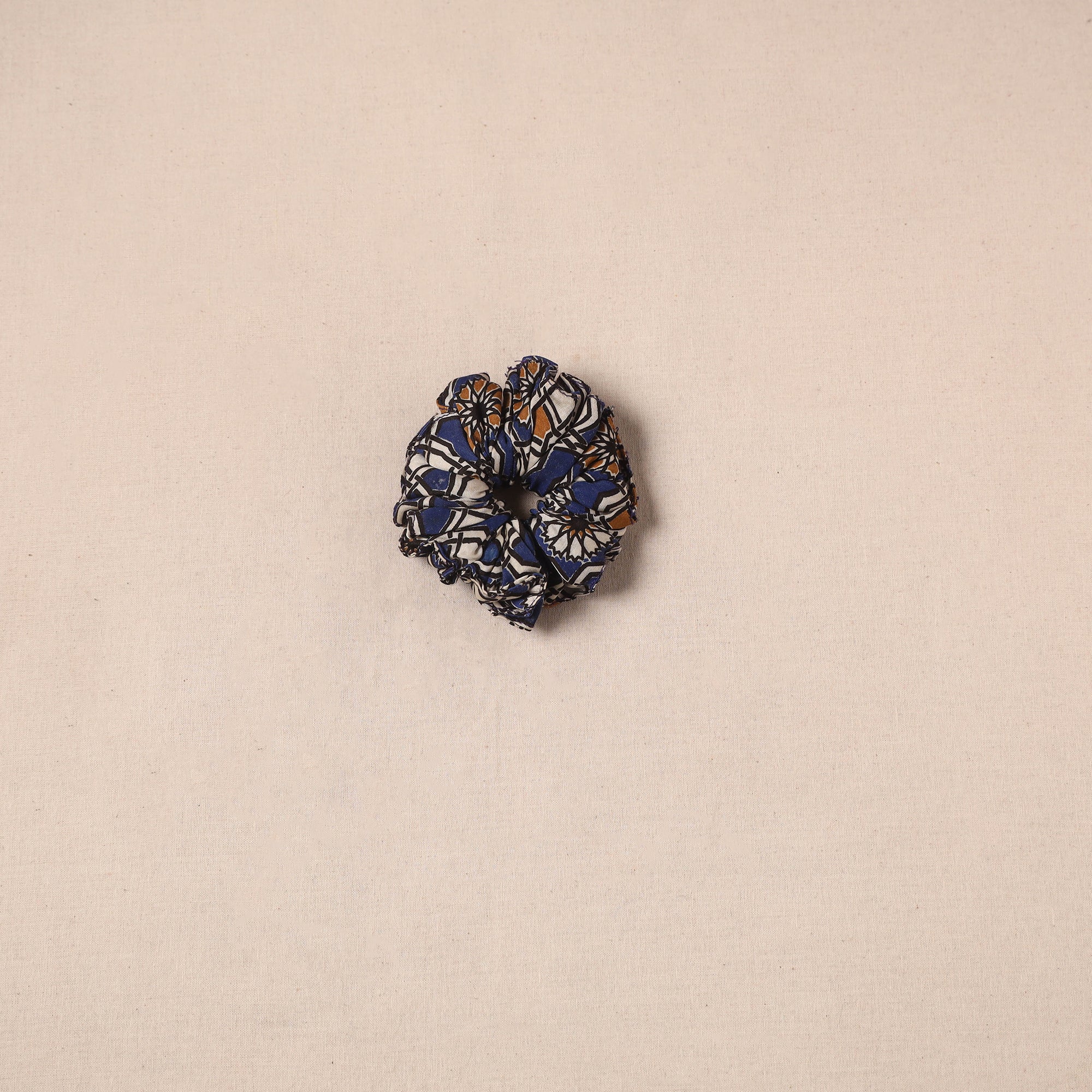 Blue - Handmade Rubber Band/Scrunchie 93