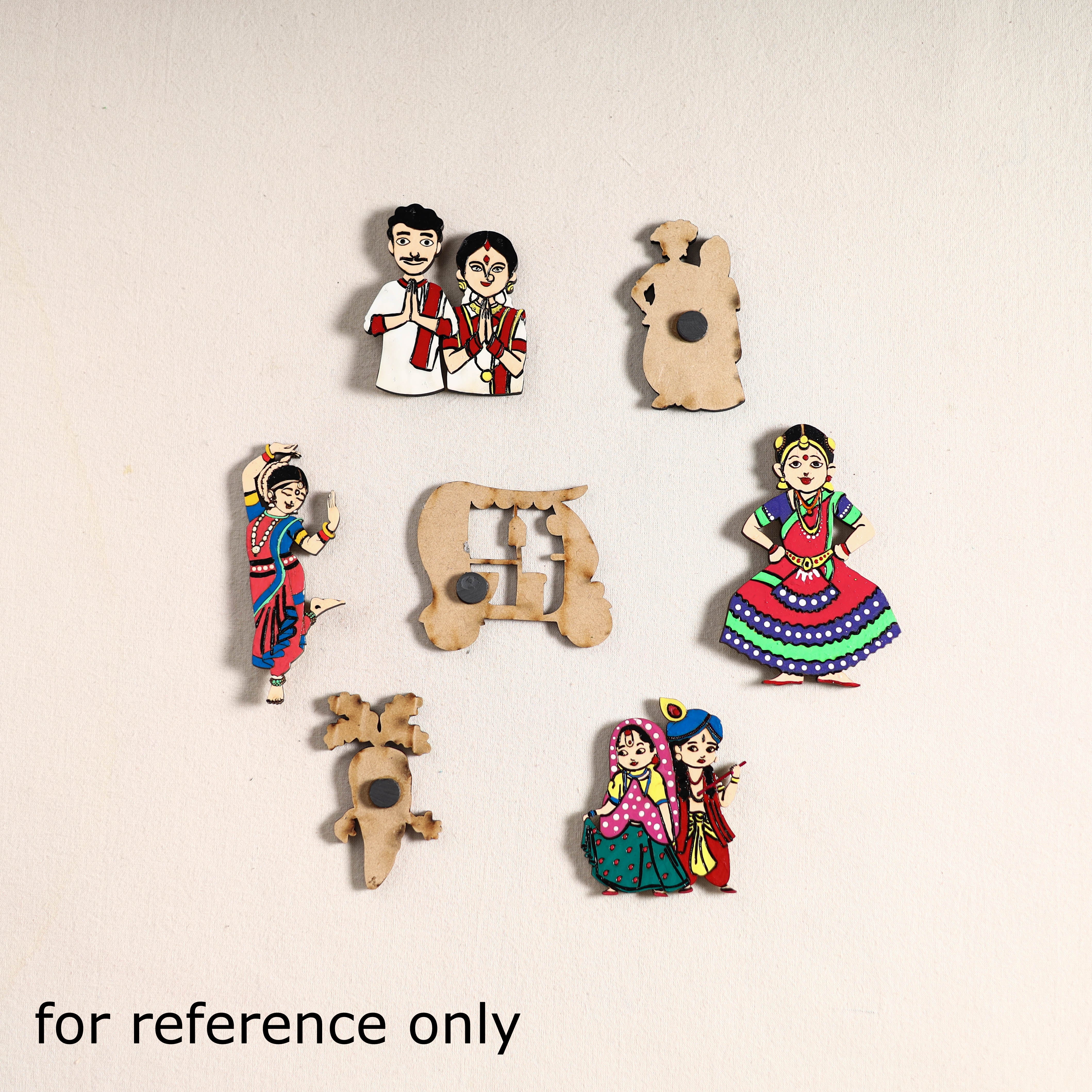 Handpainted Dancing Doll Fridge Magnet 03 - Image 4