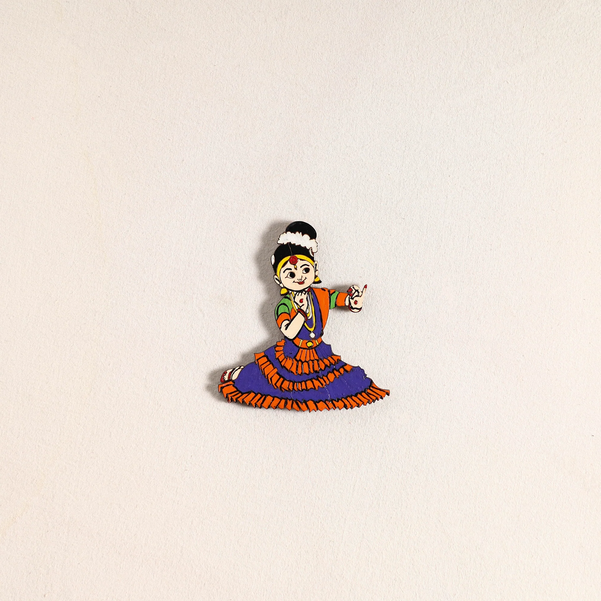 Handpainted Dancing Doll Fridge Magnet 05