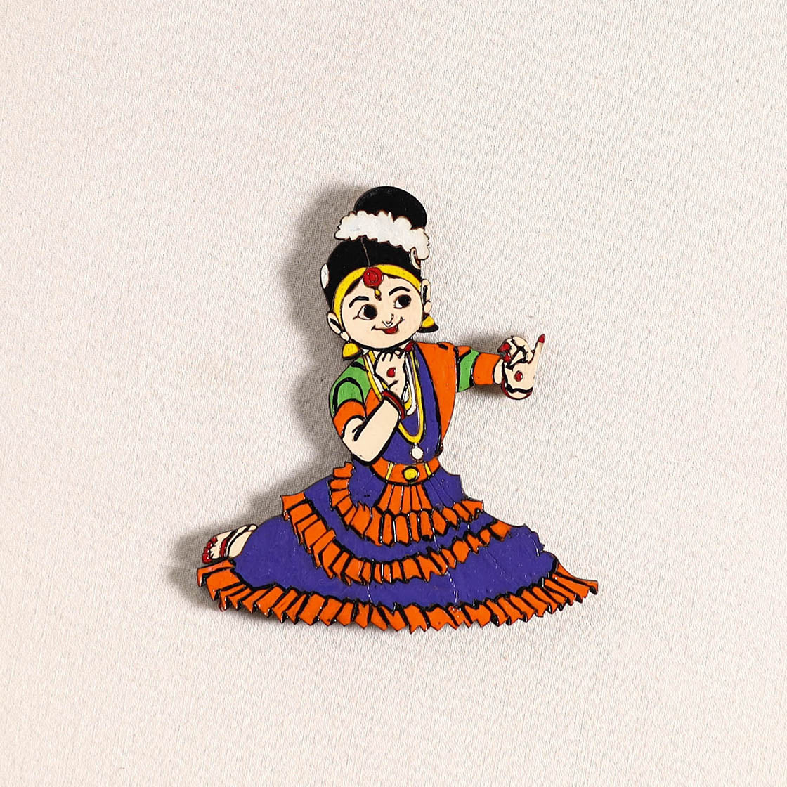 Handpainted Dancing Doll Fridge Magnet 05 - Image 2