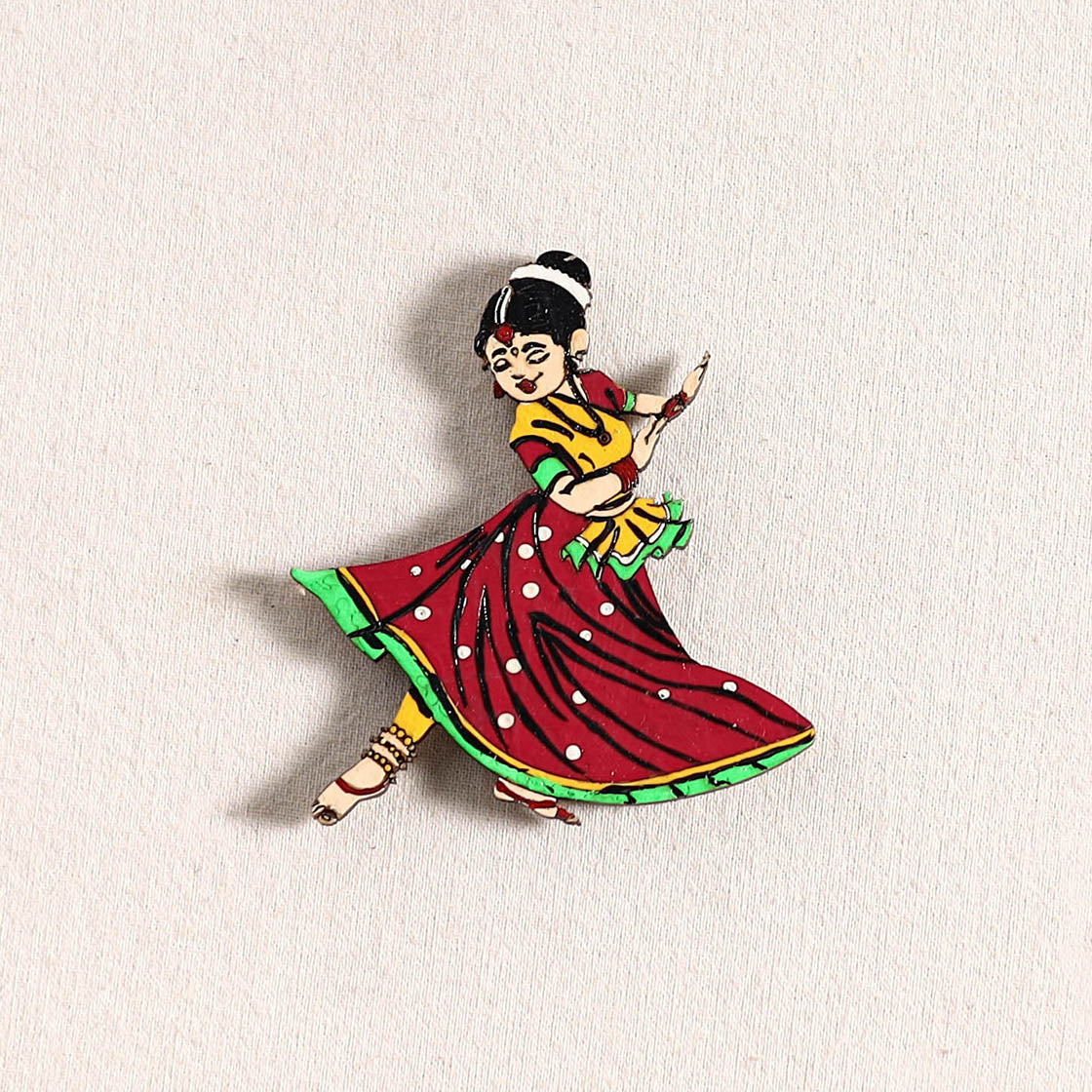 Handpainted Dancing Doll Fridge Magnet 18 - Image 2