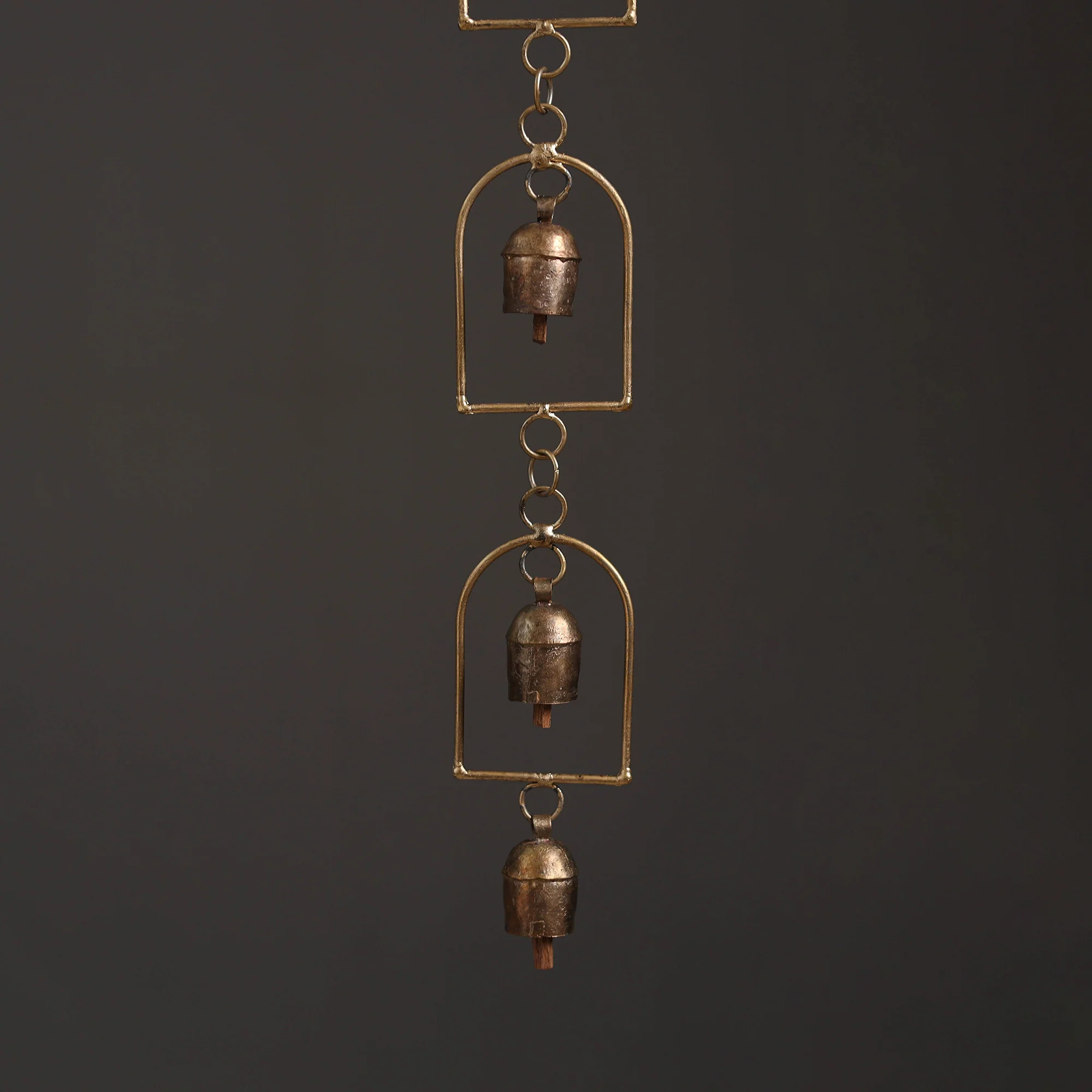 Home - Kutch Copper Coated 5 Bells Wind Chimes 13 - Image 3