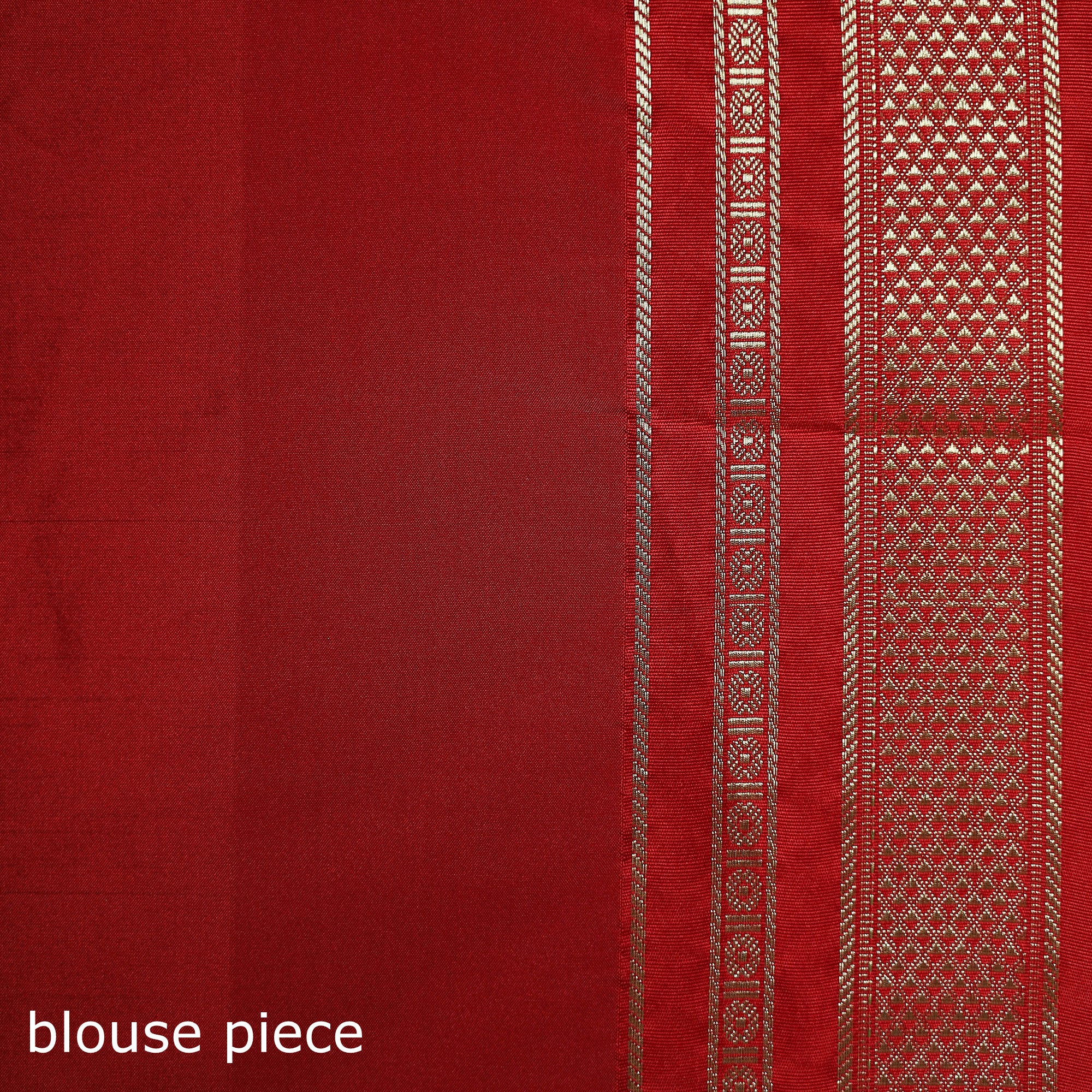 Ilkal Weave Kasuti Work Silk Cotton Zari Border Saree with Blouse Piece 12 - Image 5