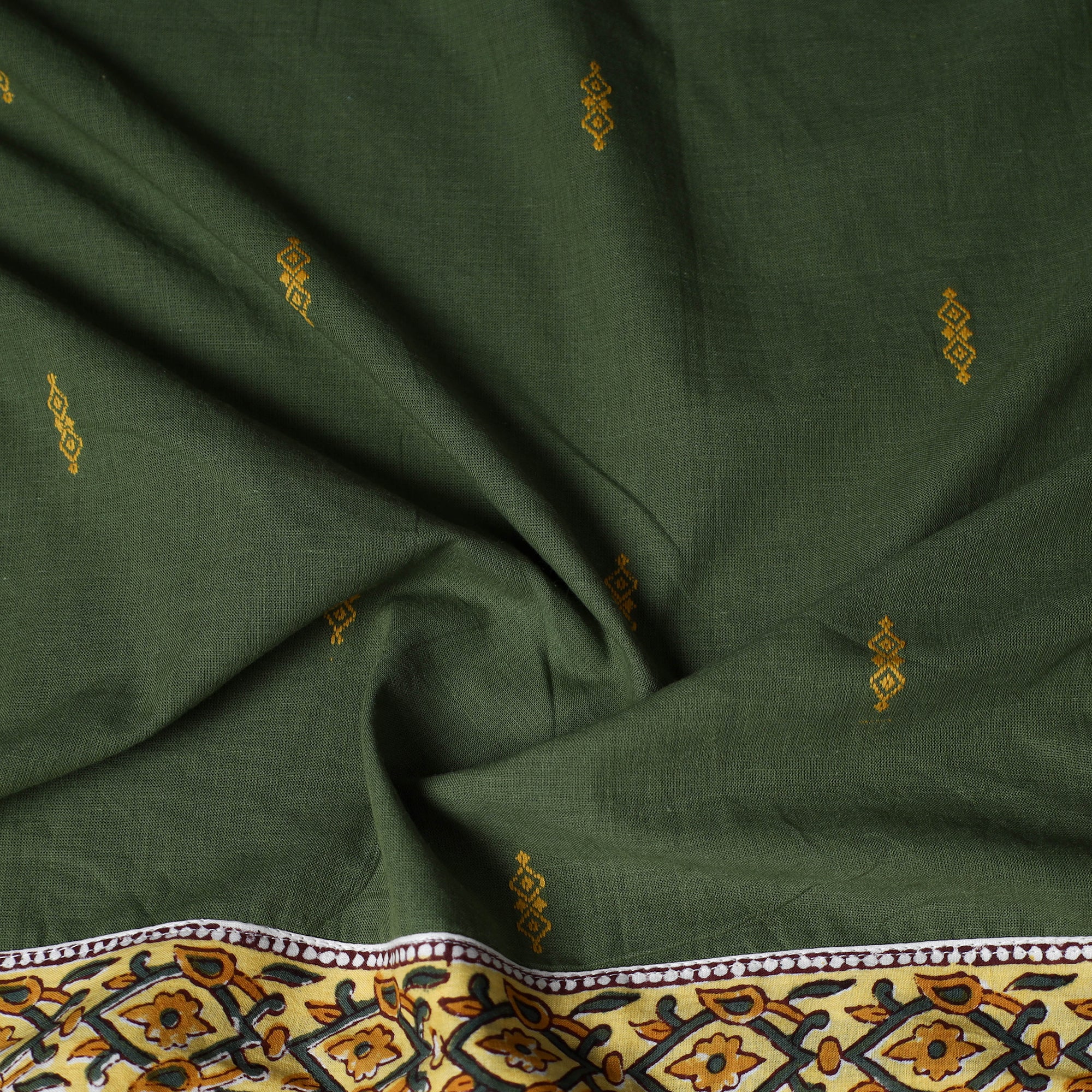Jacquard Weave Cotton Blouse Piece 02 - Image 3