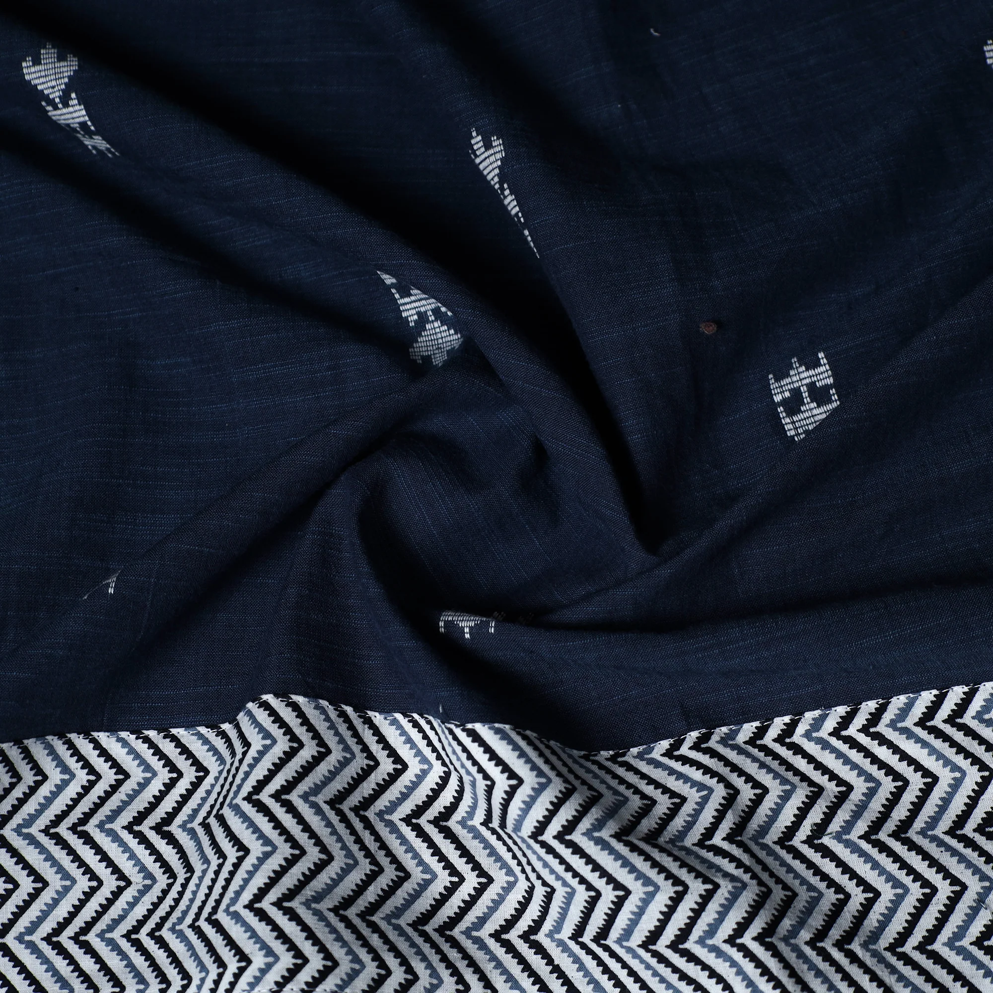 Jacquard Weave Cotton Blouse Piece 11 - Image 3