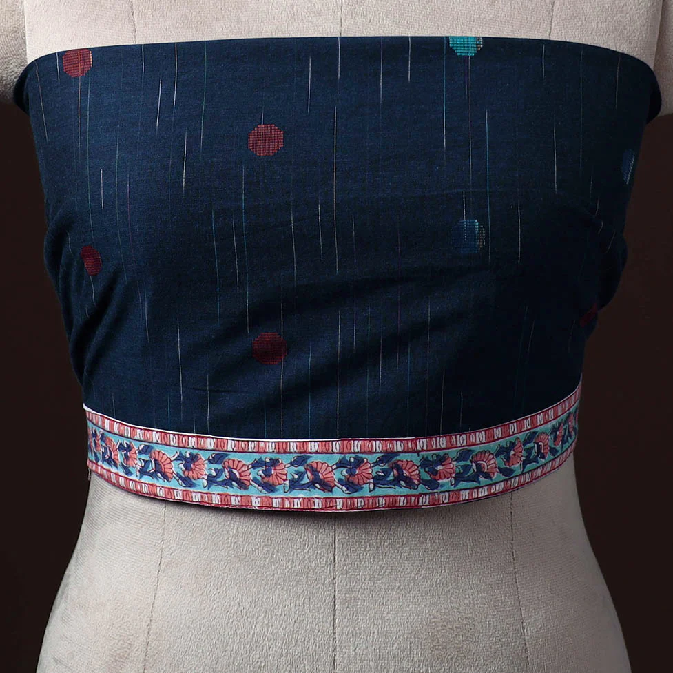 Jacquard Weave Cotton Blouse Piece 16 - Image 2