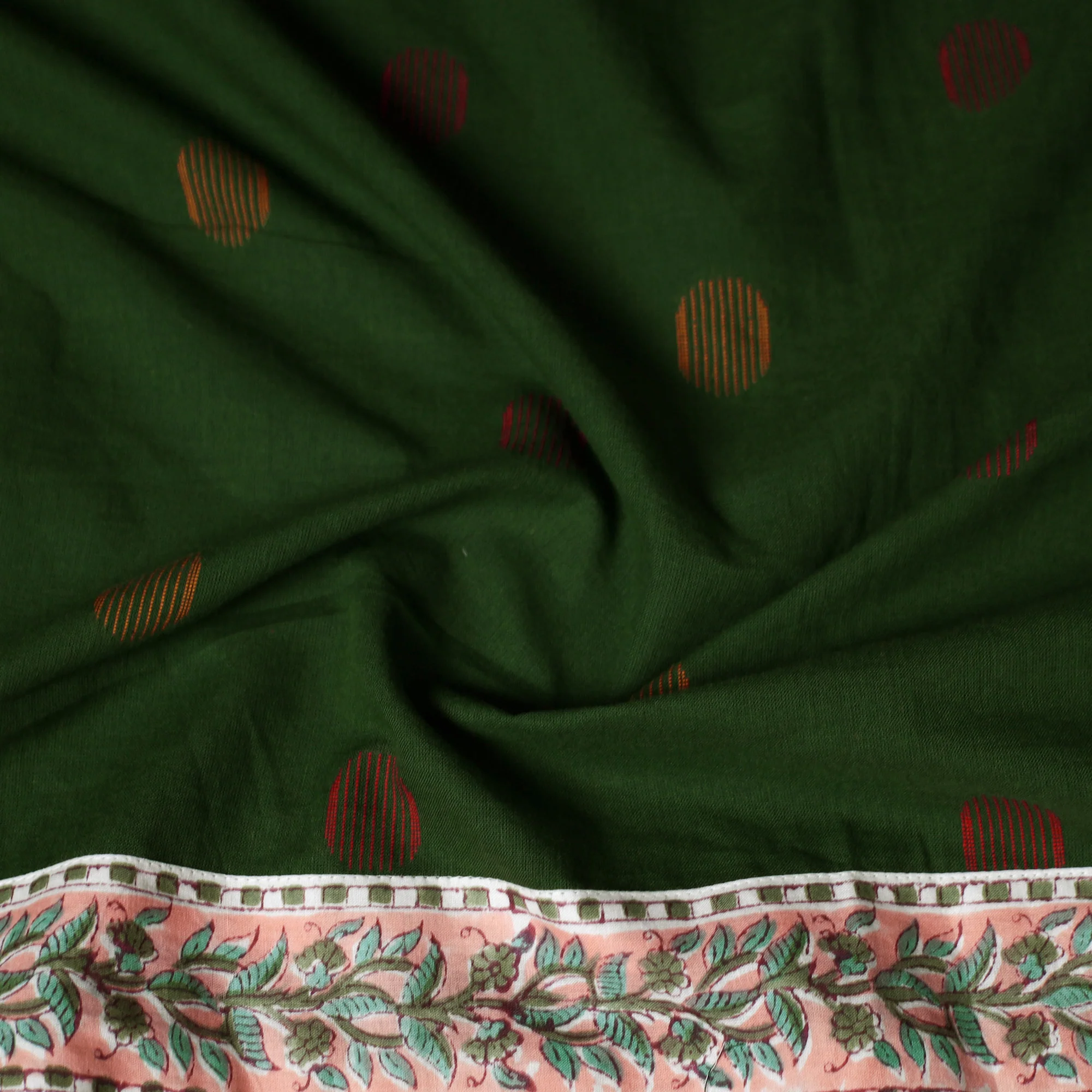 Jacquard Weave Cotton Blouse Piece 18 - Image 3