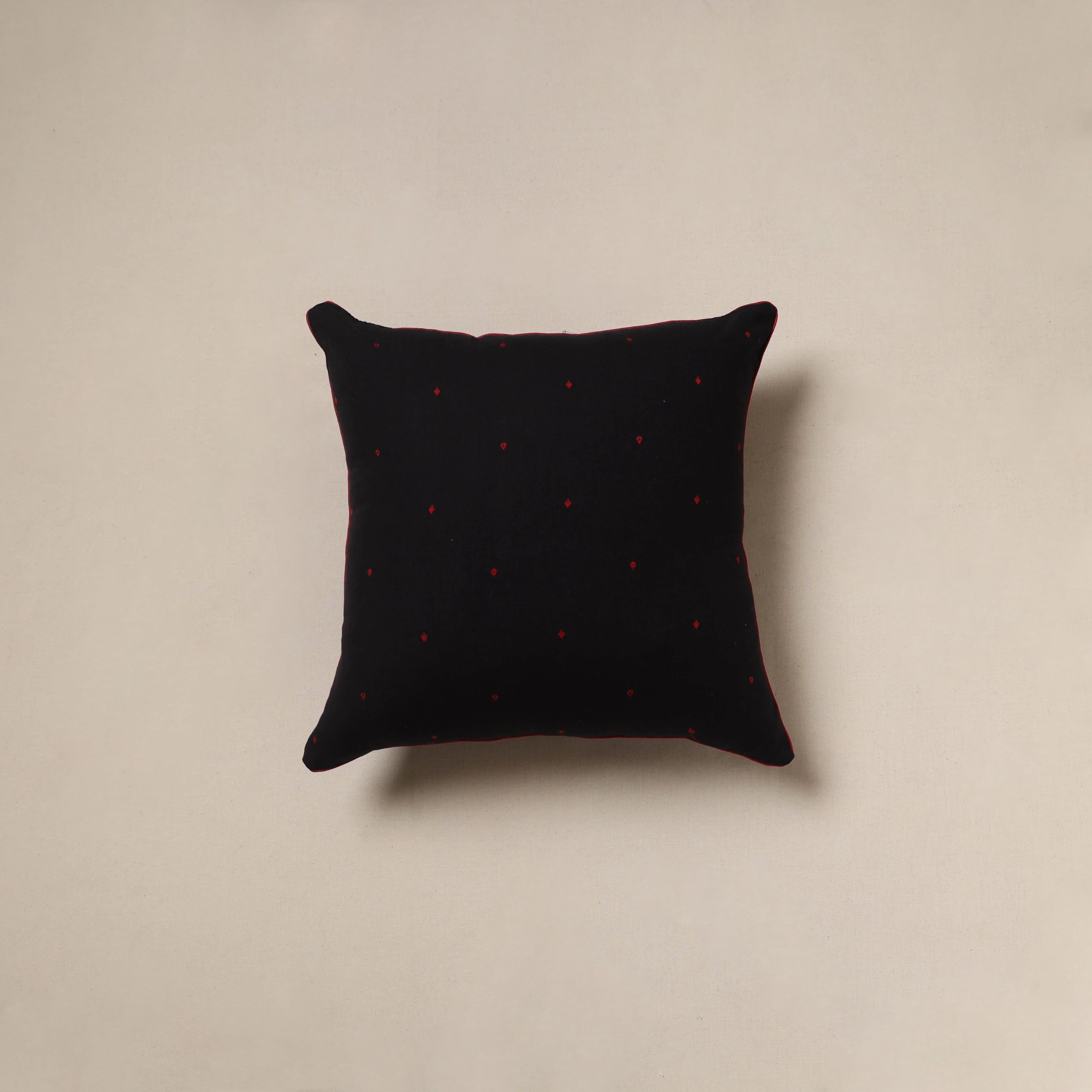 Black - Jacquard Weave Cushion Cover 30