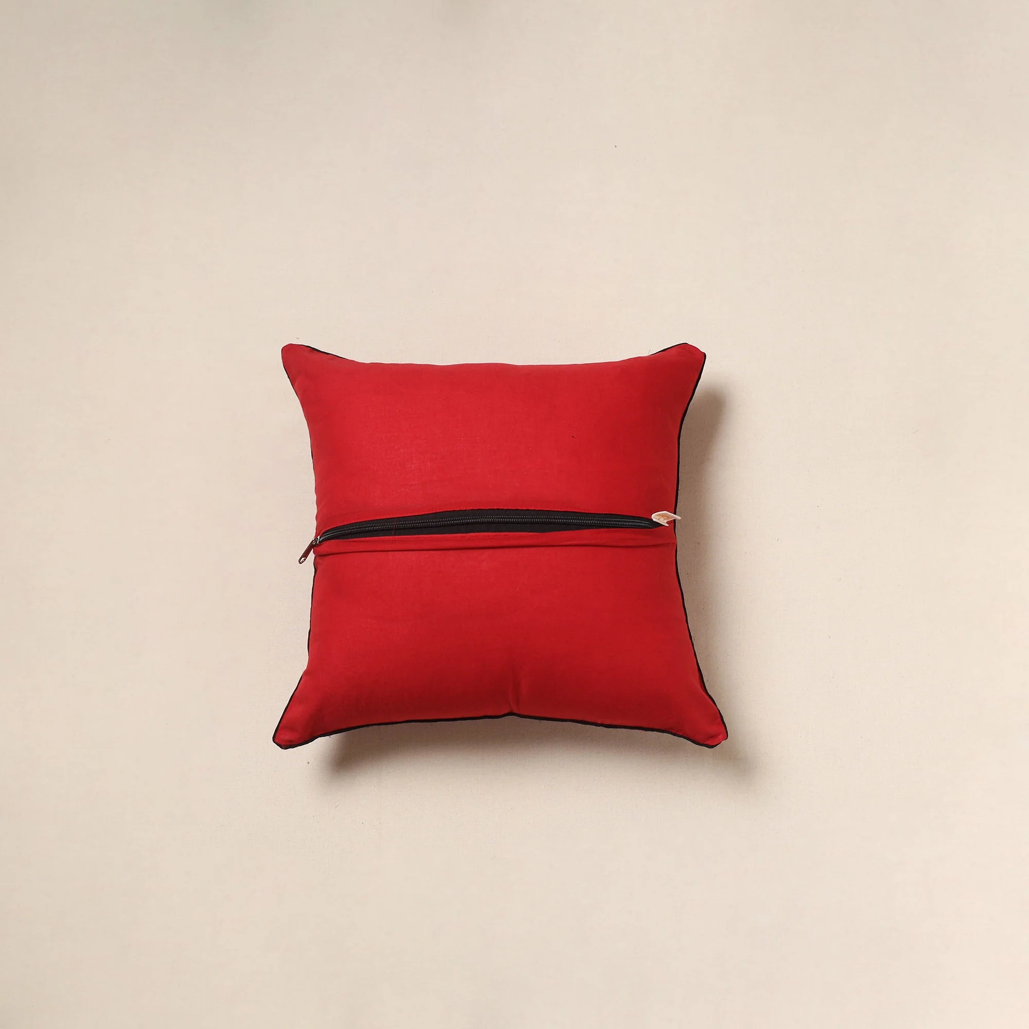 Red - Jacquard Weave Cushion Cover 31 - Image 3