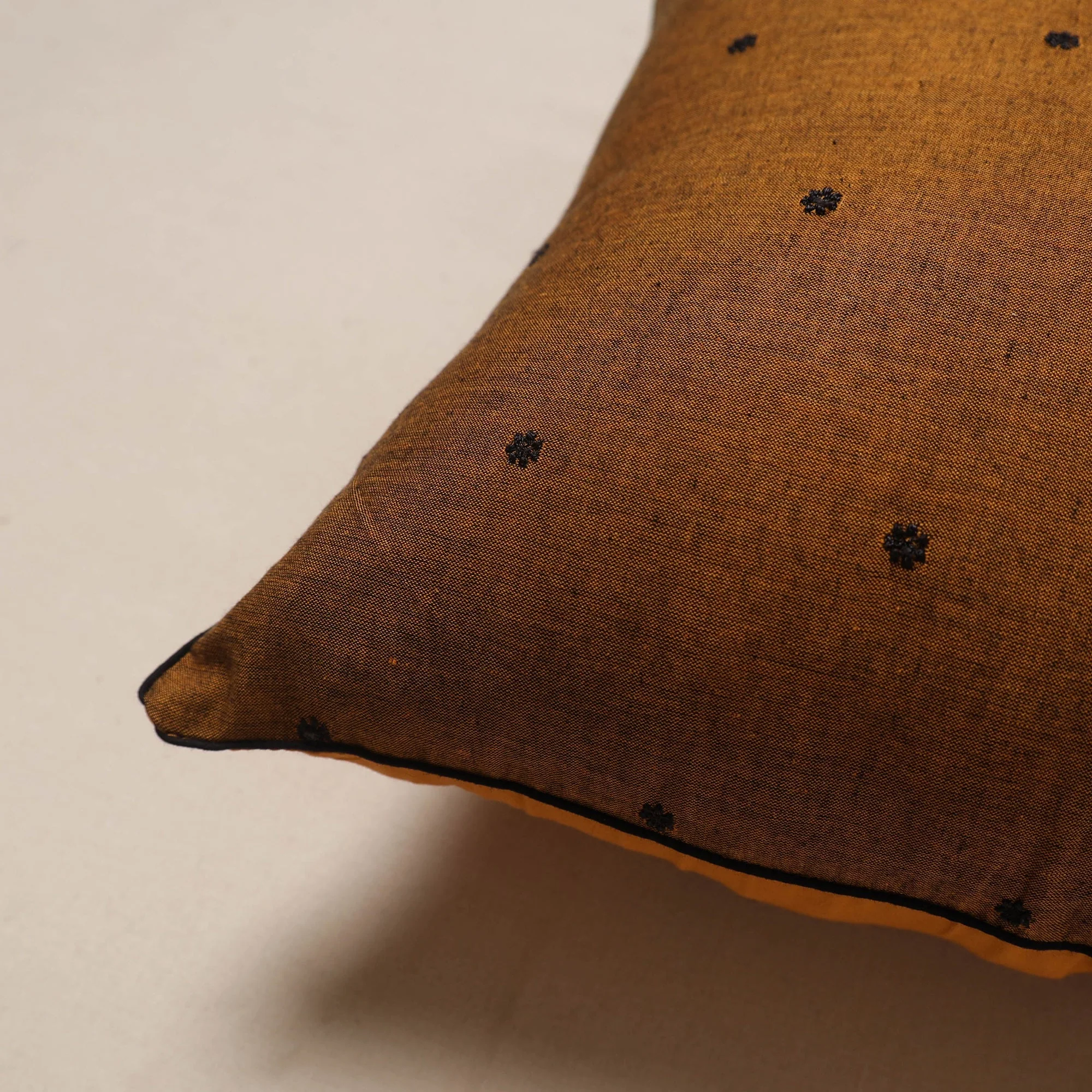 Brown - Jacquard Weave Cushion Cover 33 - Image 2