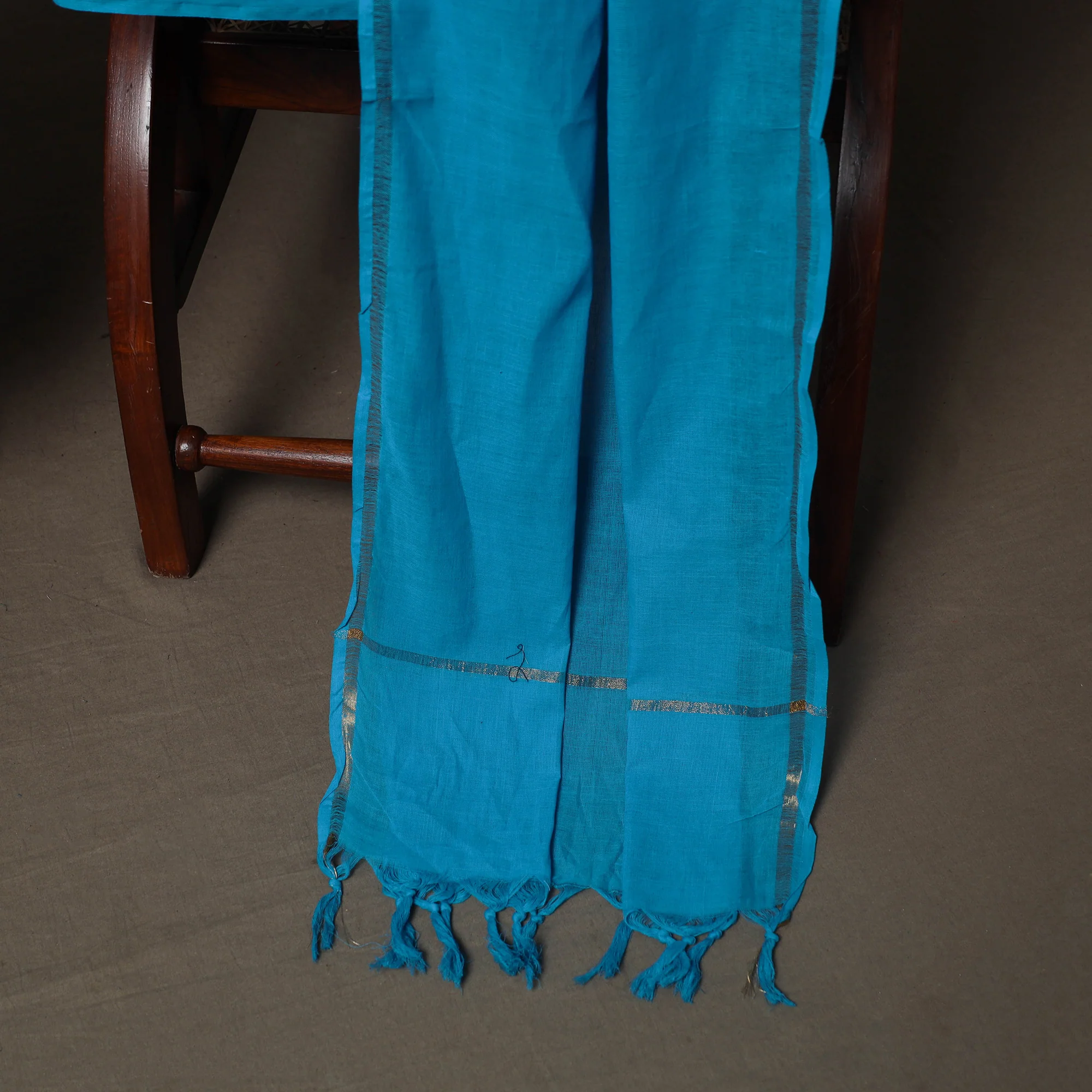 Green - Jacquard Woven Pure Cotton 3pc Unstitched Dress Material Suit Set 107 - Image 4