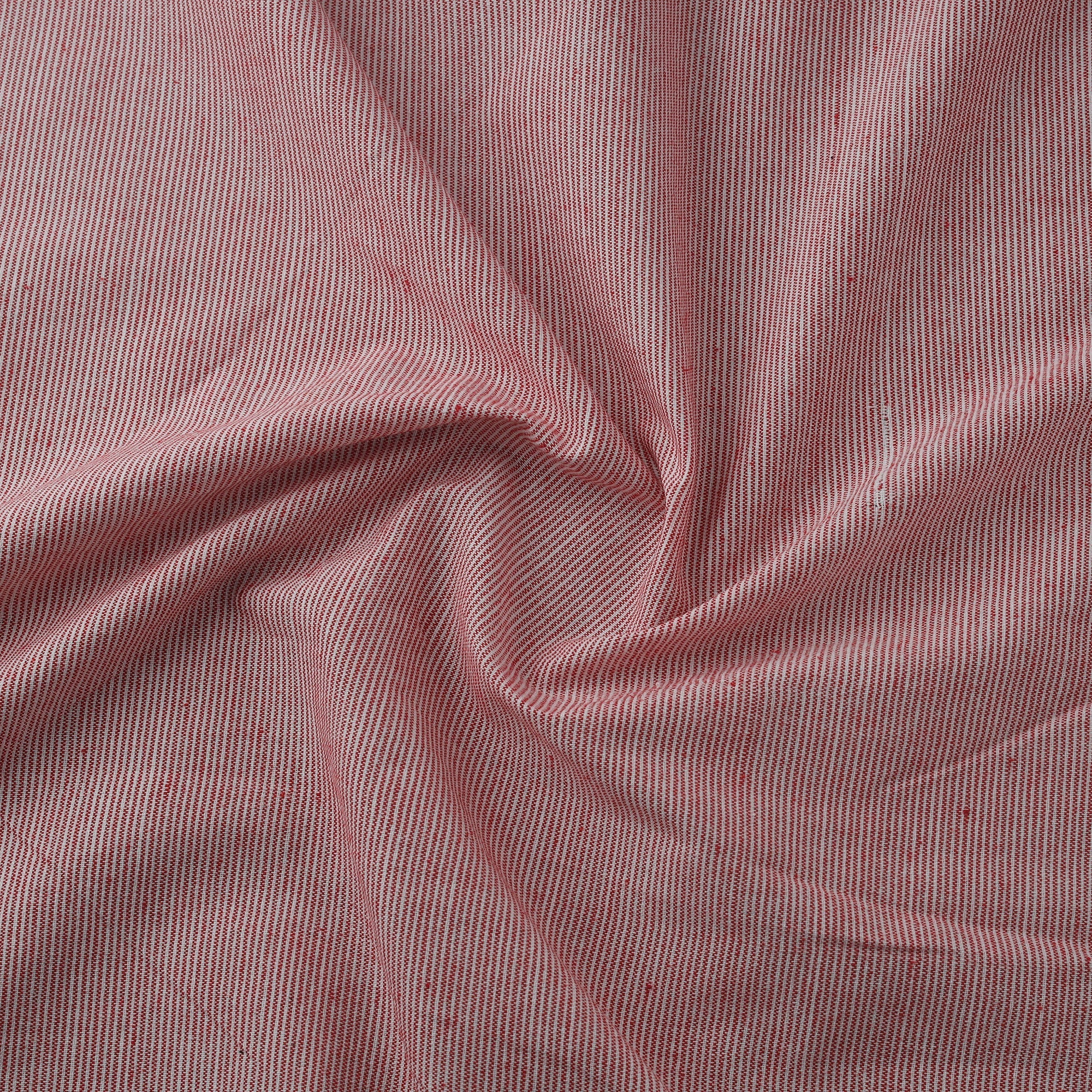 Pink - Jhiri Pure Handloom Cotton Fabric 21 - Image 3