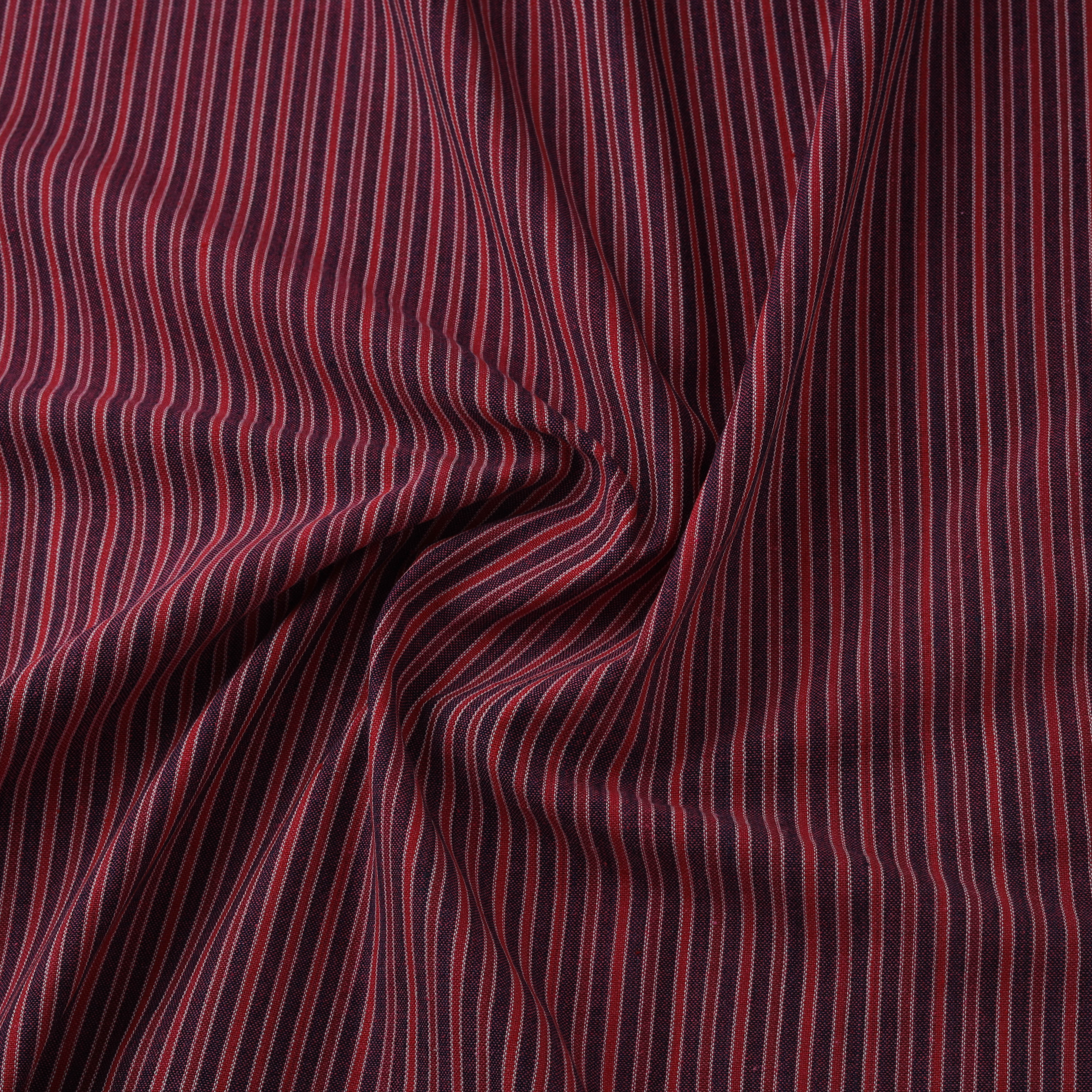 Pink - Jhiri Pure Handloom Cotton Fabric 22 - Image 3