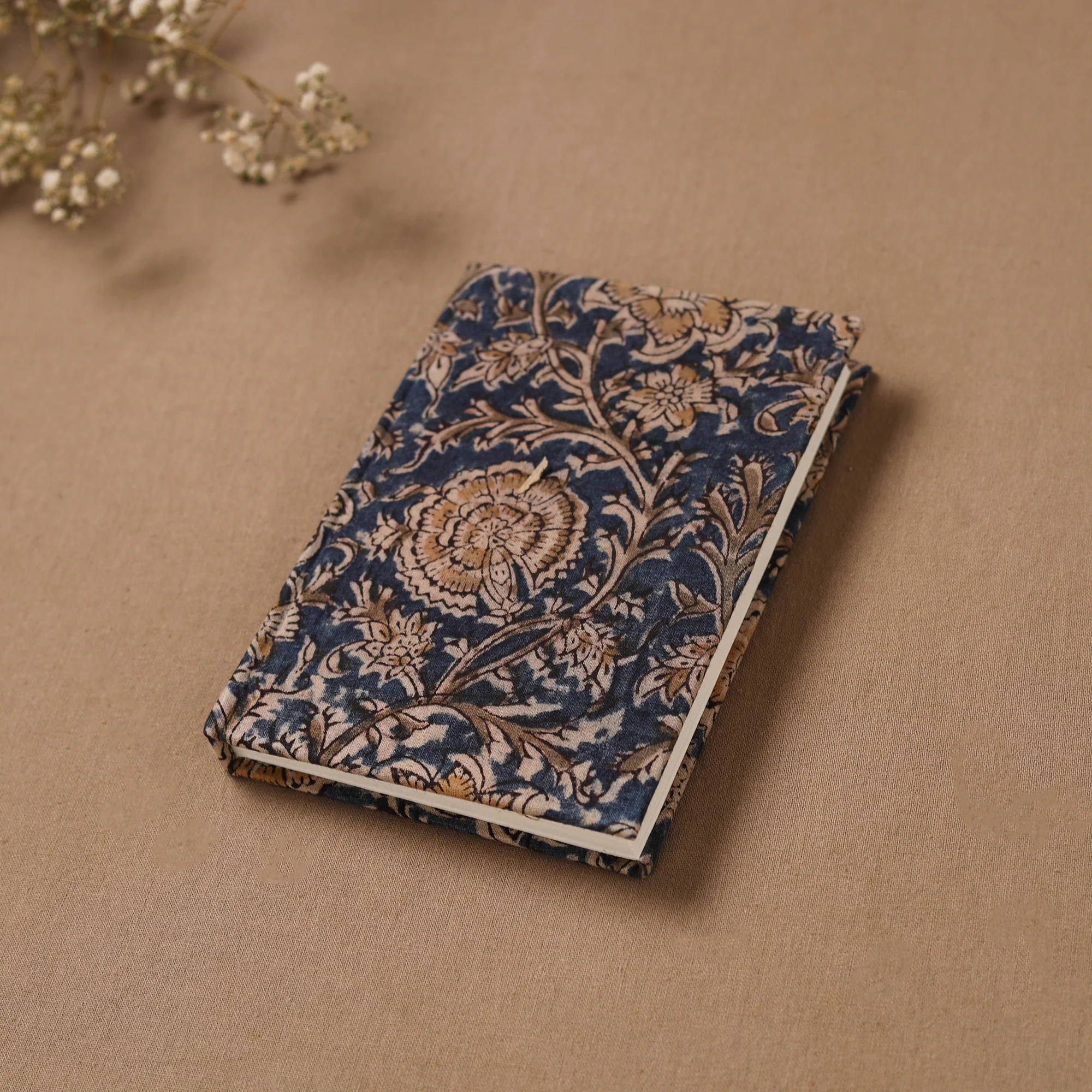 Kalamkari Hand Block Print Cover Notebook (6 x 4) 19 - Image 2