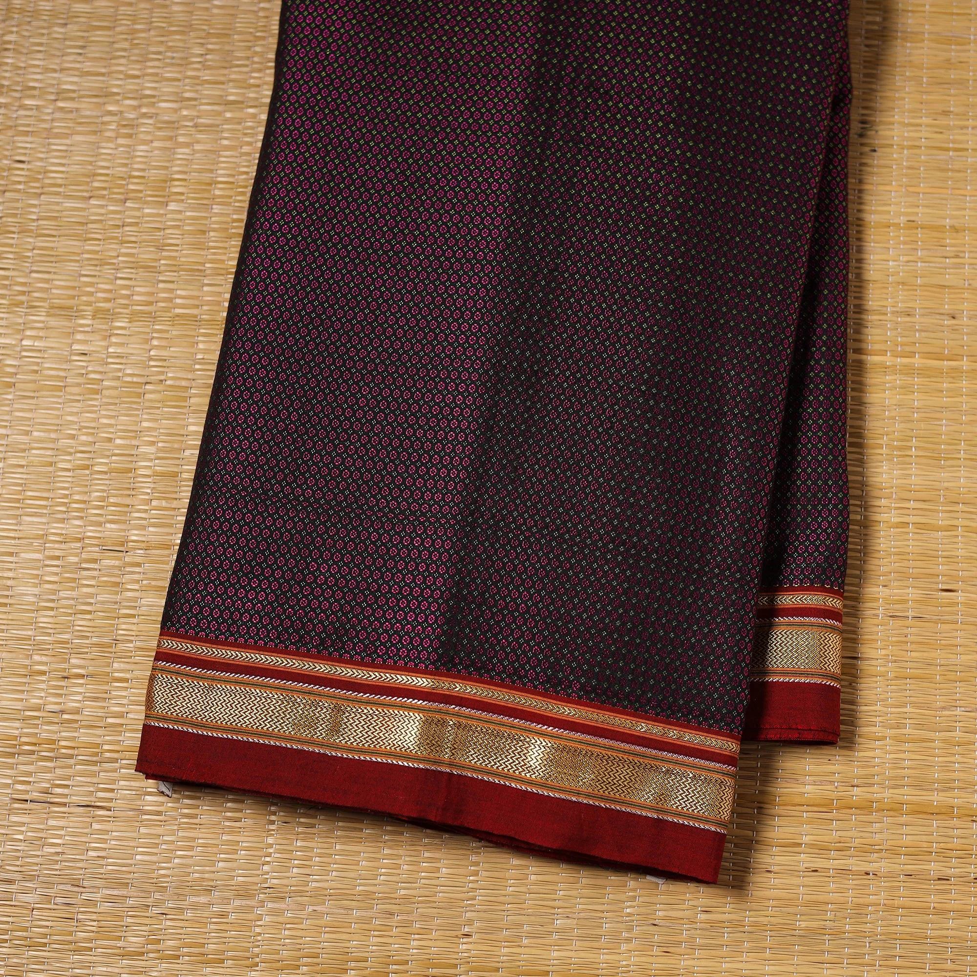 Karnataka Weave Cotton Khun Fabric 39 - Image 2