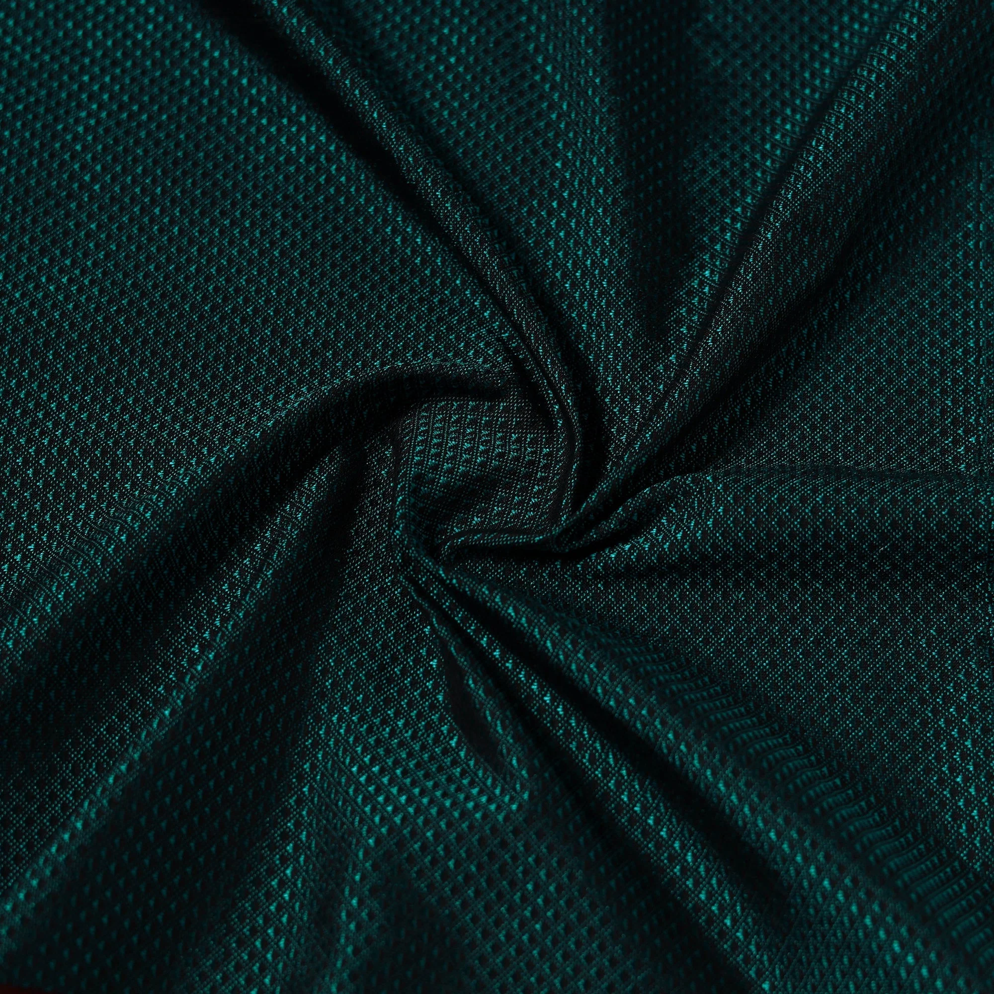 Green - Karnataka Weave Cotton Khun Fabric 41 - Image 4