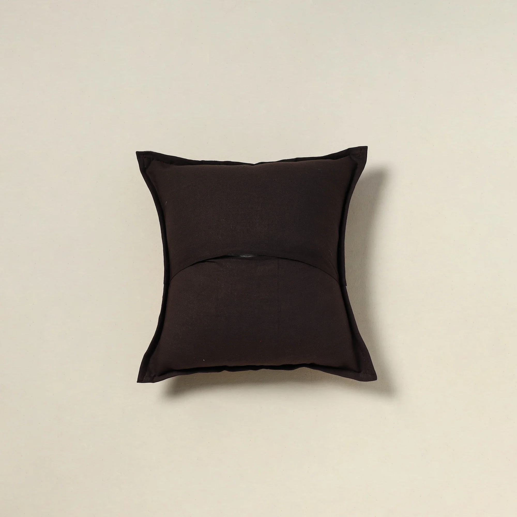 Khambadiya Patchwork Hand Embroidered Cushion Cover 04 - Image 3