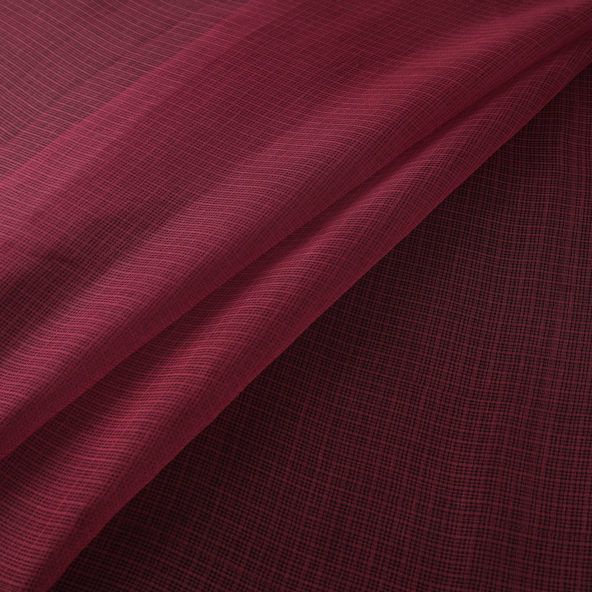 Purple - Kota Doria Cotton Plain Fabric 03