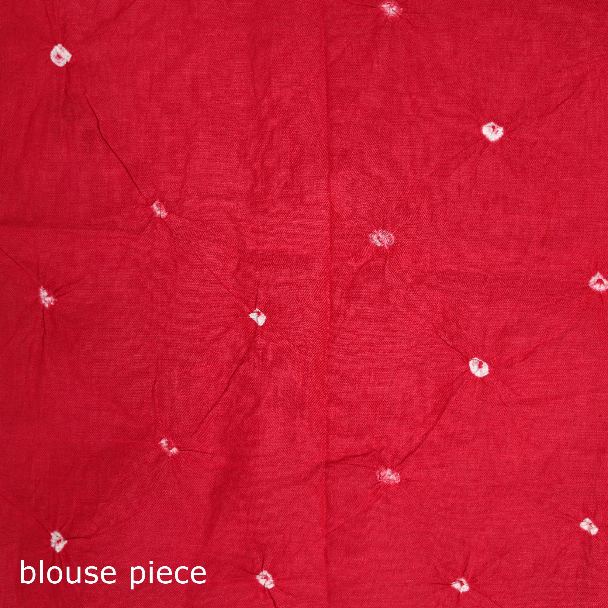 Kutch Bandhani Tie-Dye Cotton Saree 01 - Image 5