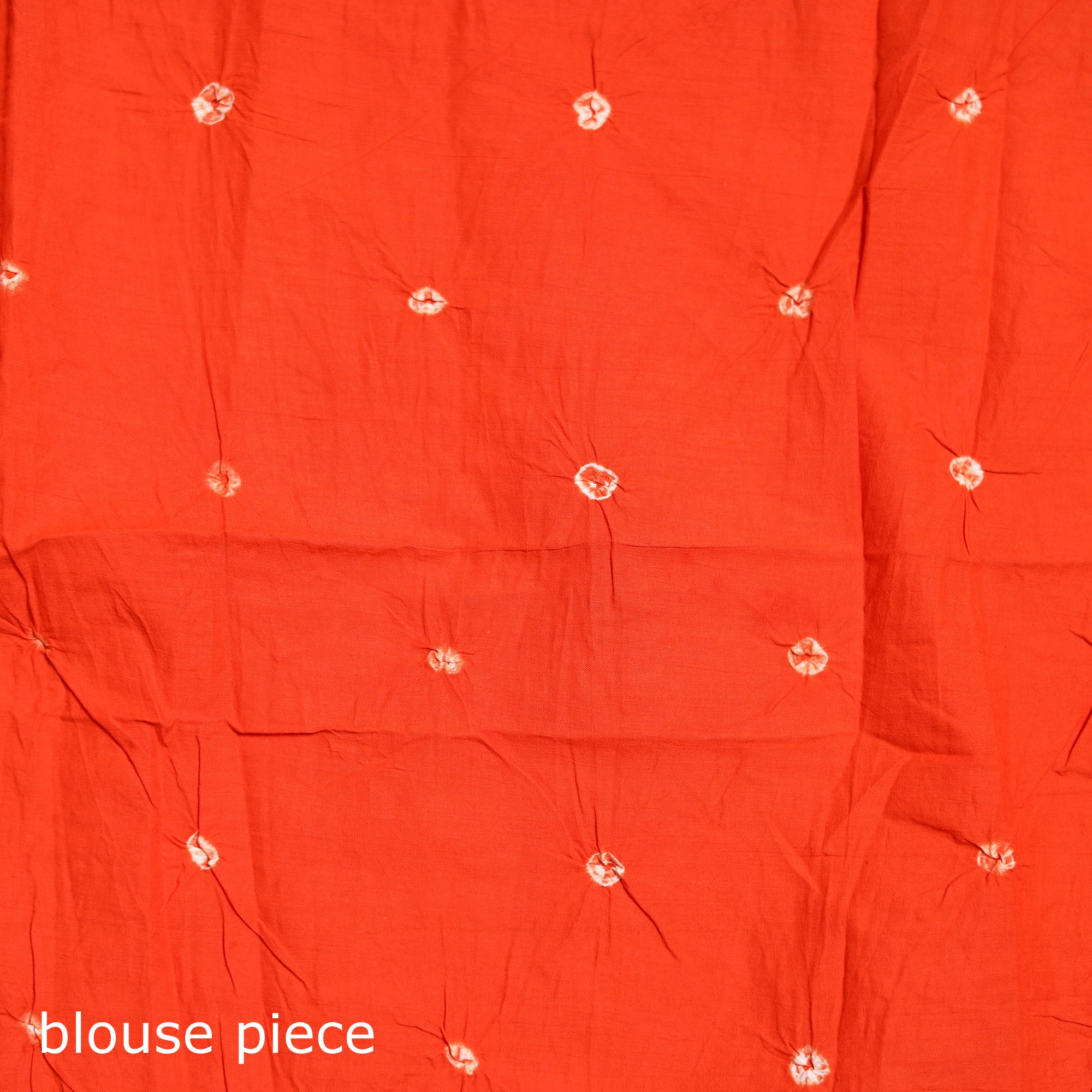 Kutch Bandhani Tie-Dye Cotton Saree 05 - Image 5