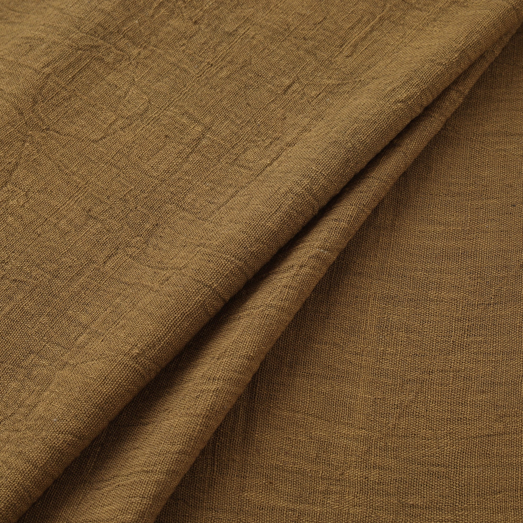 Brown - Kutch Organic Kala Cotton Handwoven Natural Dyed Fabric 13 - Image 2