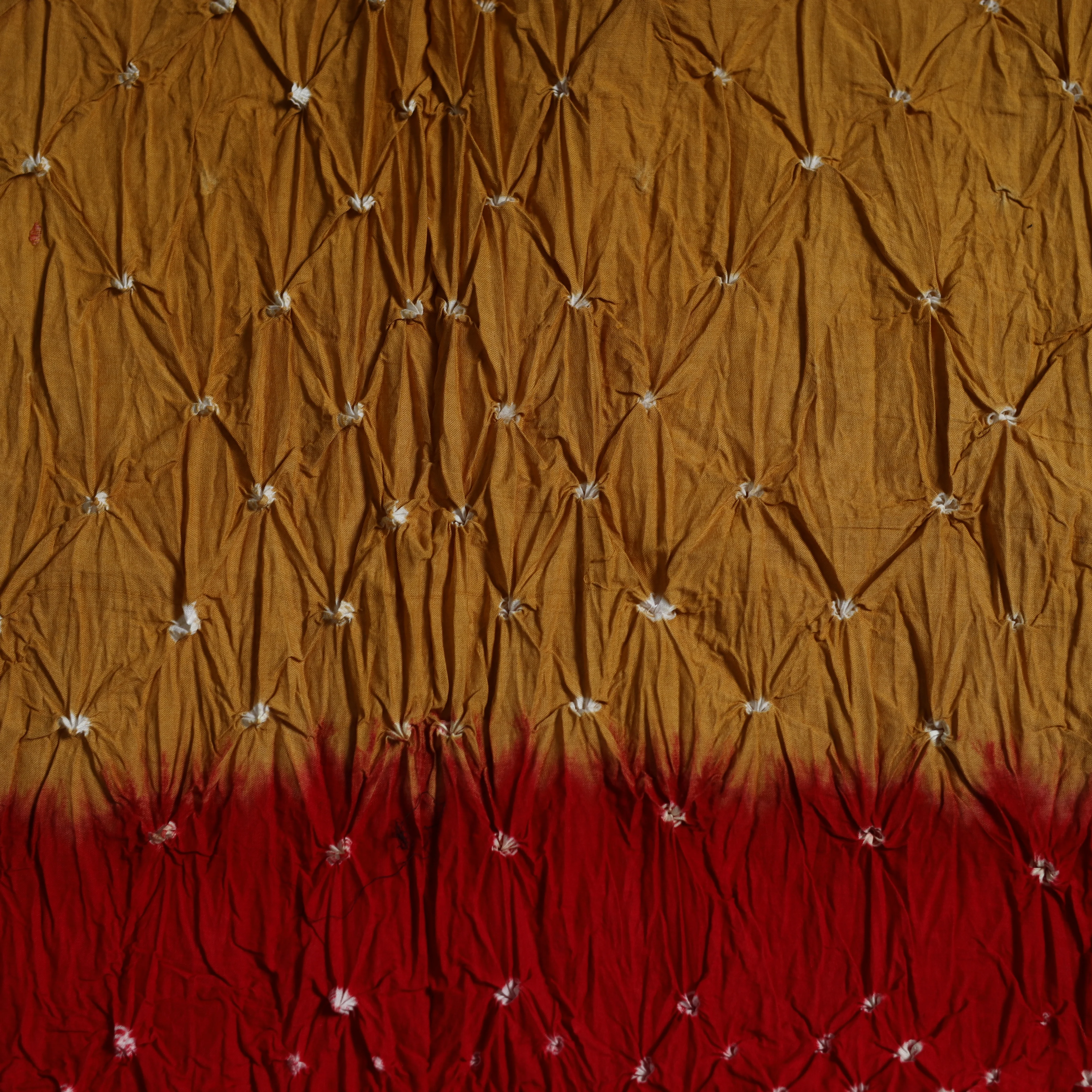 Kutch Tie-Dye Bandhani Cotton Saree with Blouse Piece 12 - Image 5