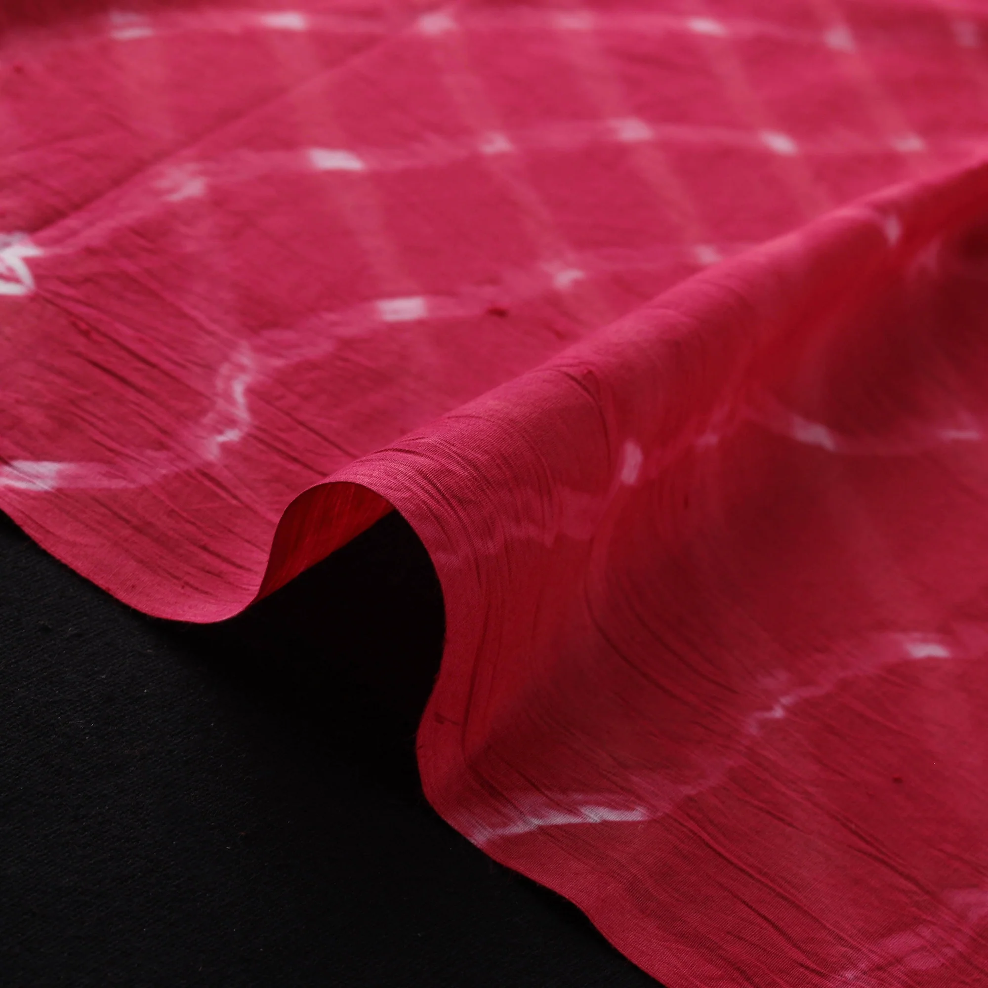 Pink - Leheriya Tie-Dye Cotton Fabric 06 - Image 4