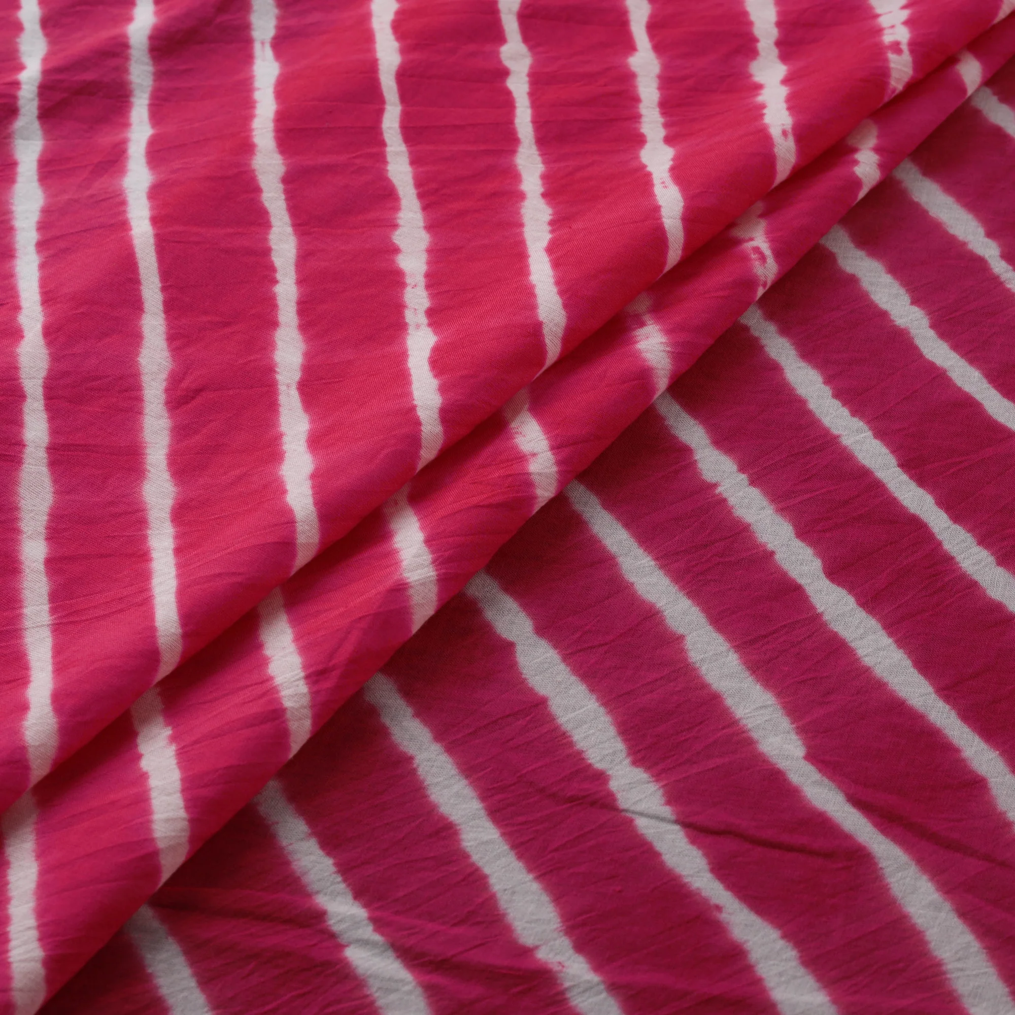 Pink - Leheriya Tie-Dye Cotton Fabric 08 - Image 2