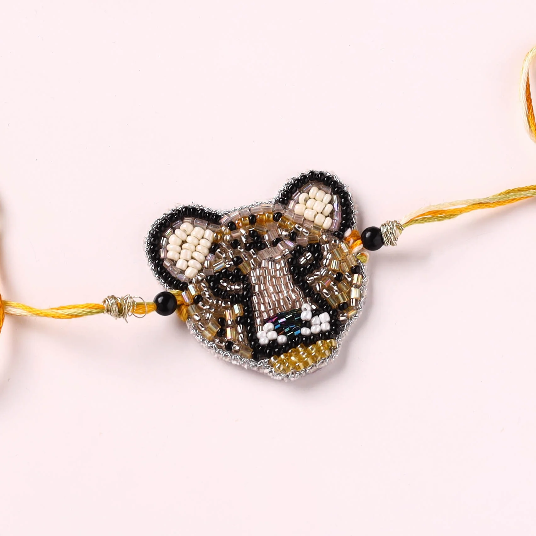 Leopard - Handmade Beadwork Kids Rakhi by Jugni 17 - Image 2