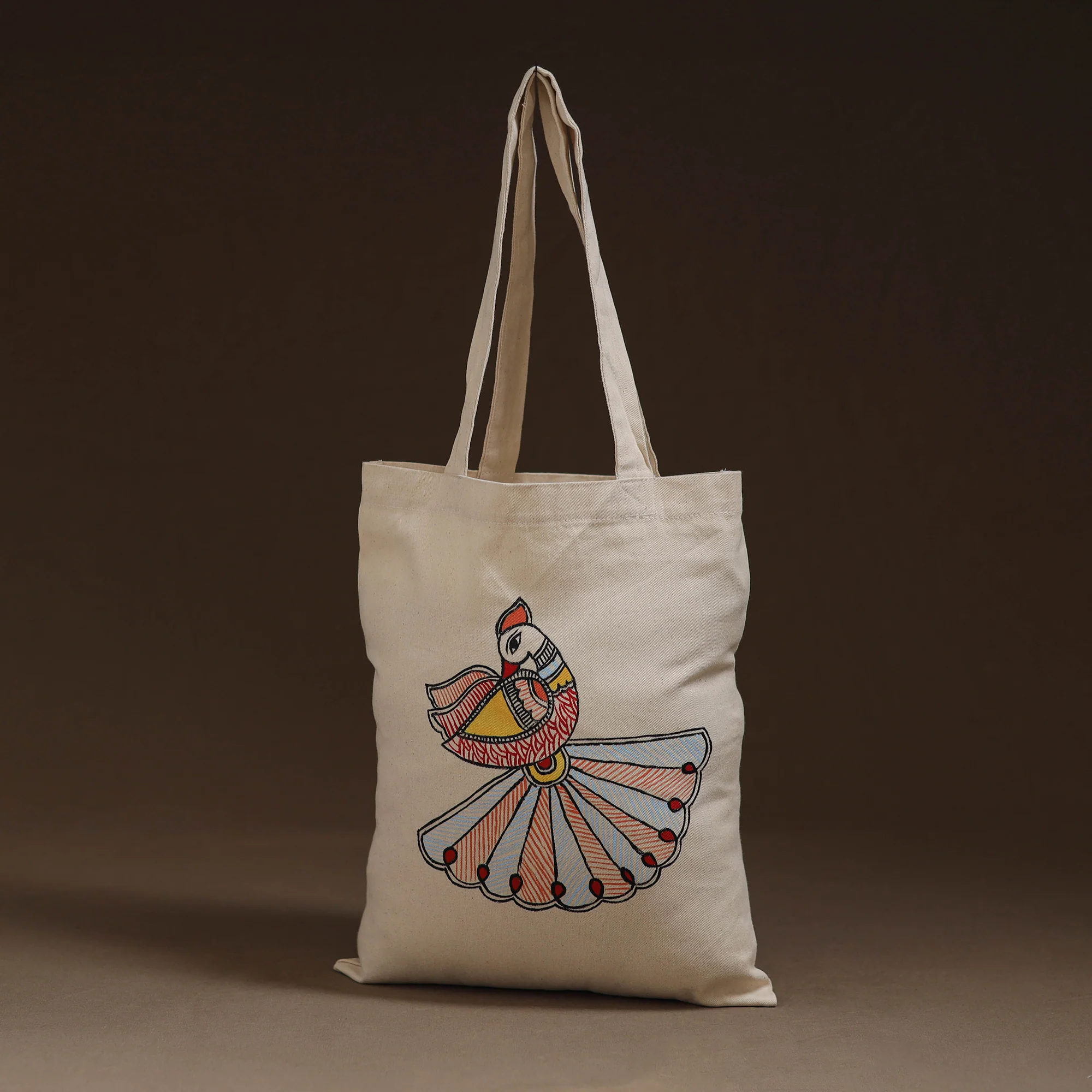 Madhubani Handpainted Shoulder Bag 10 - Image 2