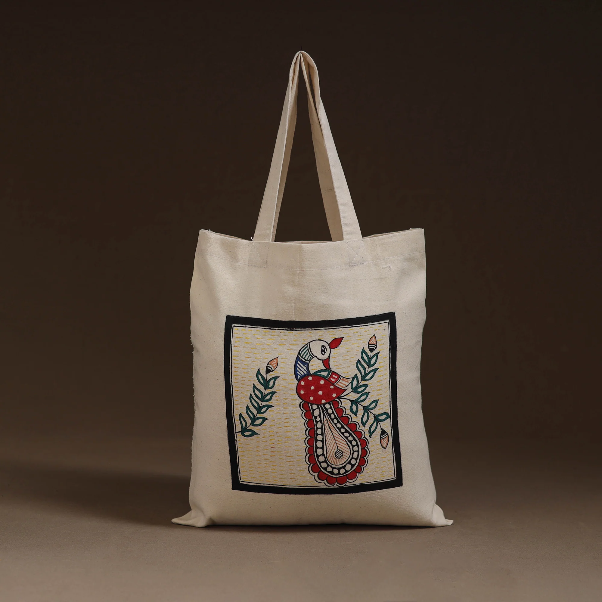 Madhubani Handpainted Shoulder Bag 12