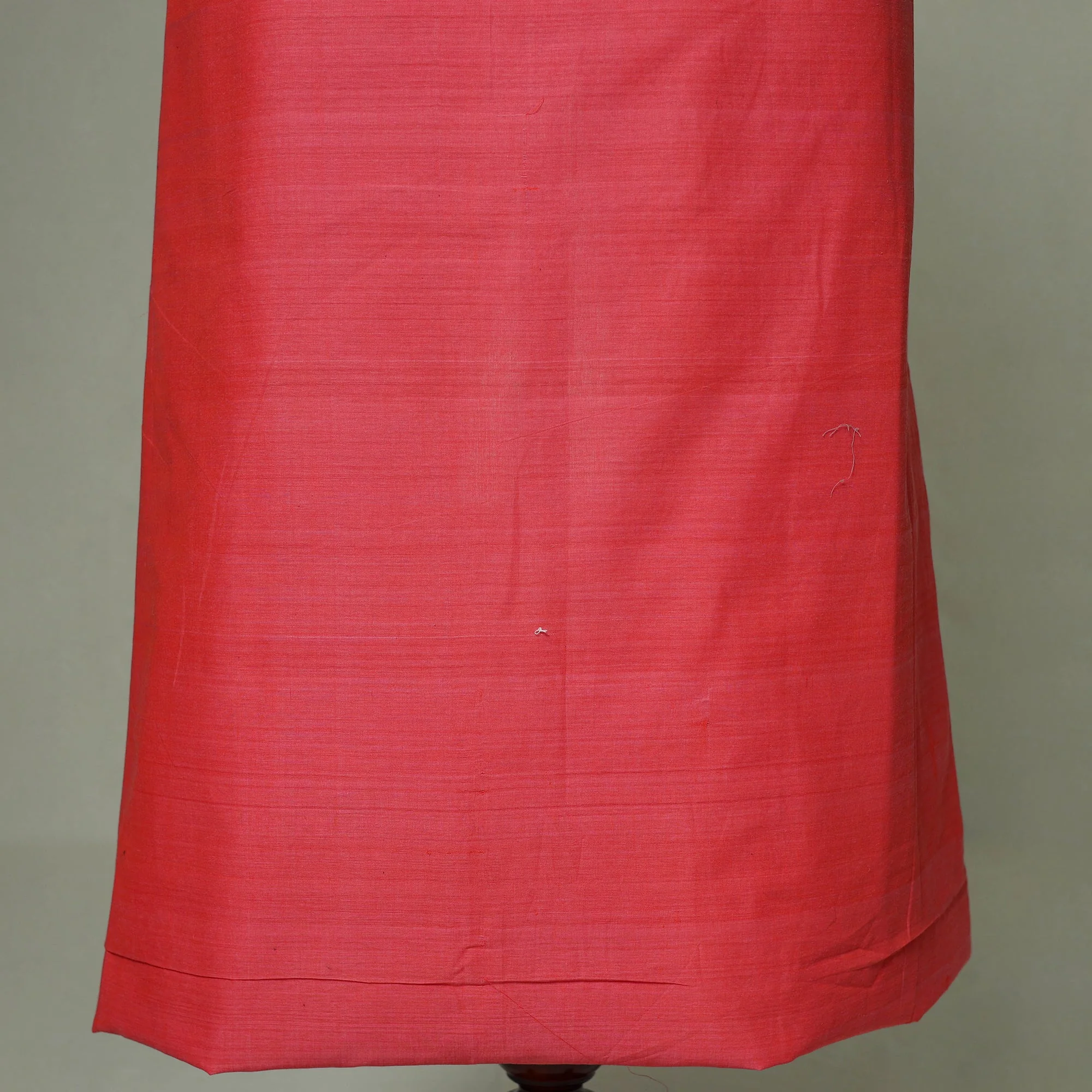 Pink - Mangalagiri Handloom Cotton Patchwork Unstitched Kurta Material (2.5M) 02 - Image 3